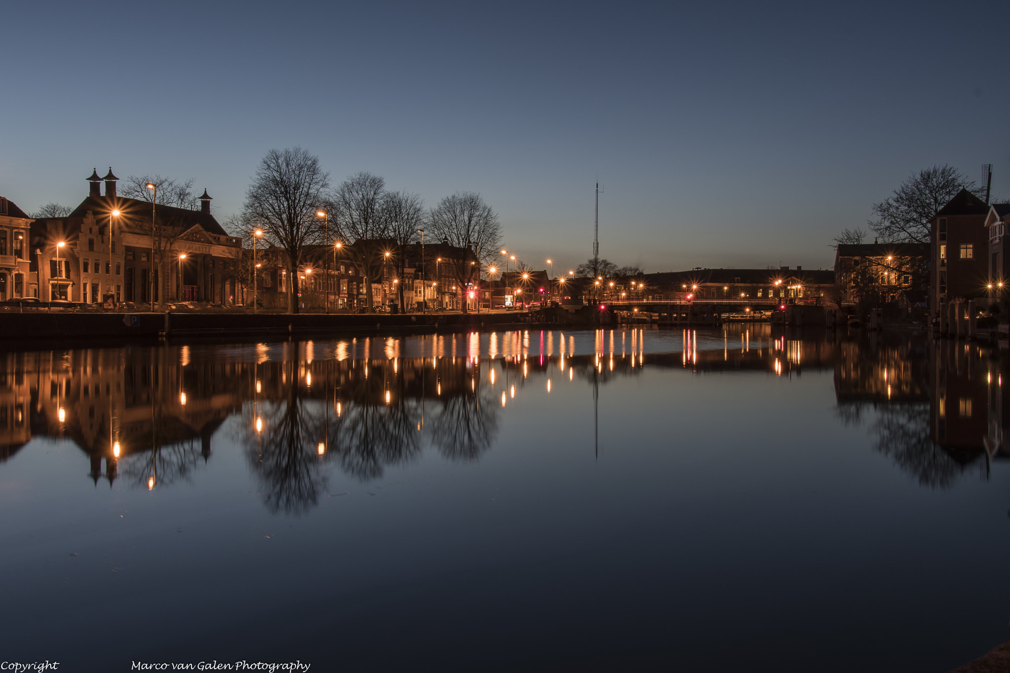 Nikon D500 sample photo. Spaarne by night photography