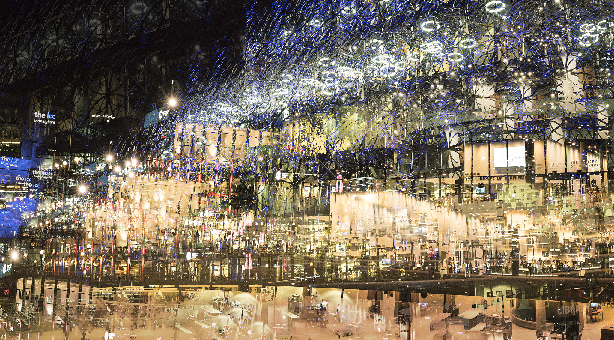 Sony FE 28mm F2 sample photo. Birmingham multi-exposure photography
