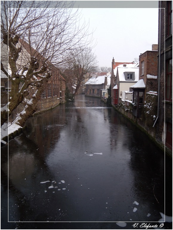 Nikon Coolpix S710 sample photo. Bruges - canali ghiacciati photography