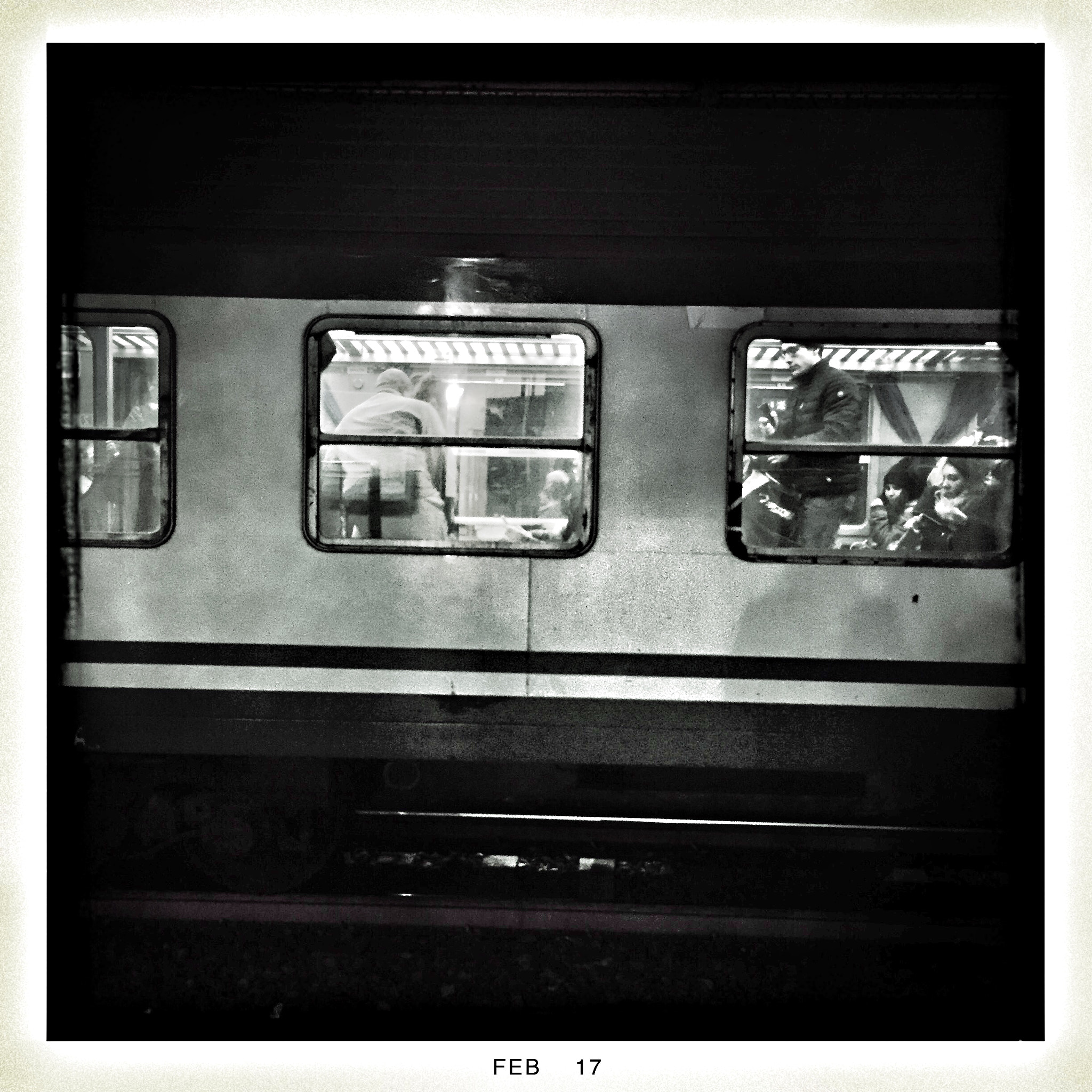 Hipstamatic 332 sample photo. Railway photography