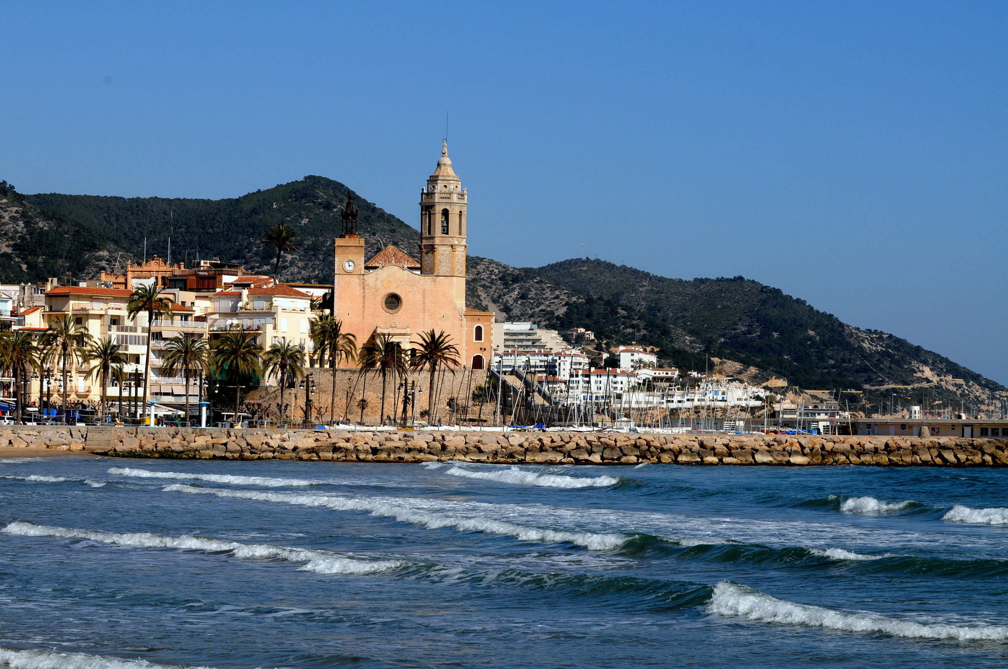 Nikon D300 sample photo. Church of sant bartomeu photography