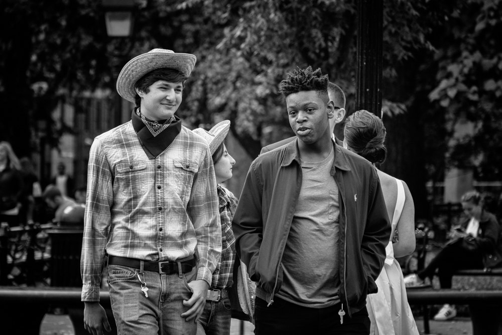 Sony a6300 + Sony E 55-210mm F4.5-6.3 OSS sample photo. The cowboy and friend photography