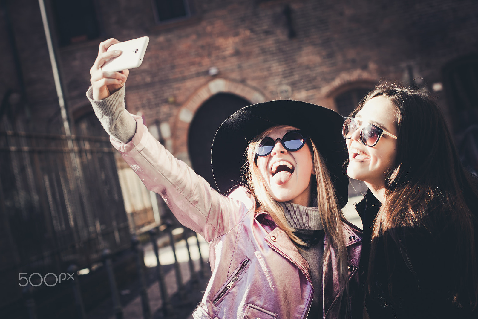 Sigma 50mm F1.4 EX DG HSM sample photo. Girls taking selfie photography