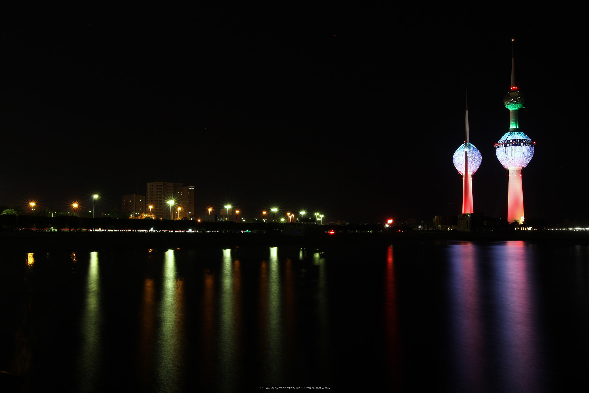Sigma 18-35mm f/1.8 DC HSM sample photo. Kuwait towers photography