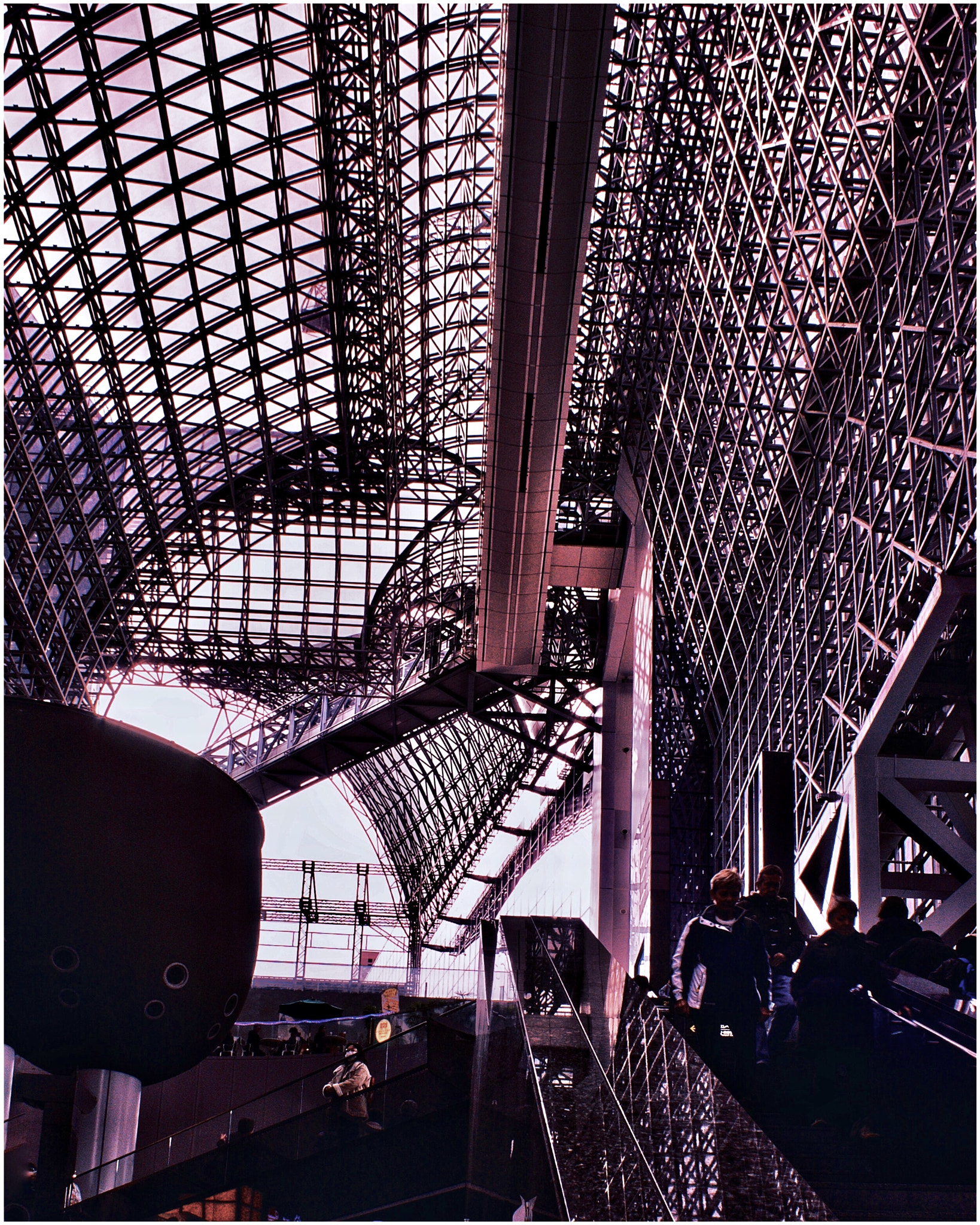 Canon EOS 500D (EOS Rebel T1i / EOS Kiss X3) sample photo. Kyoto station photography
