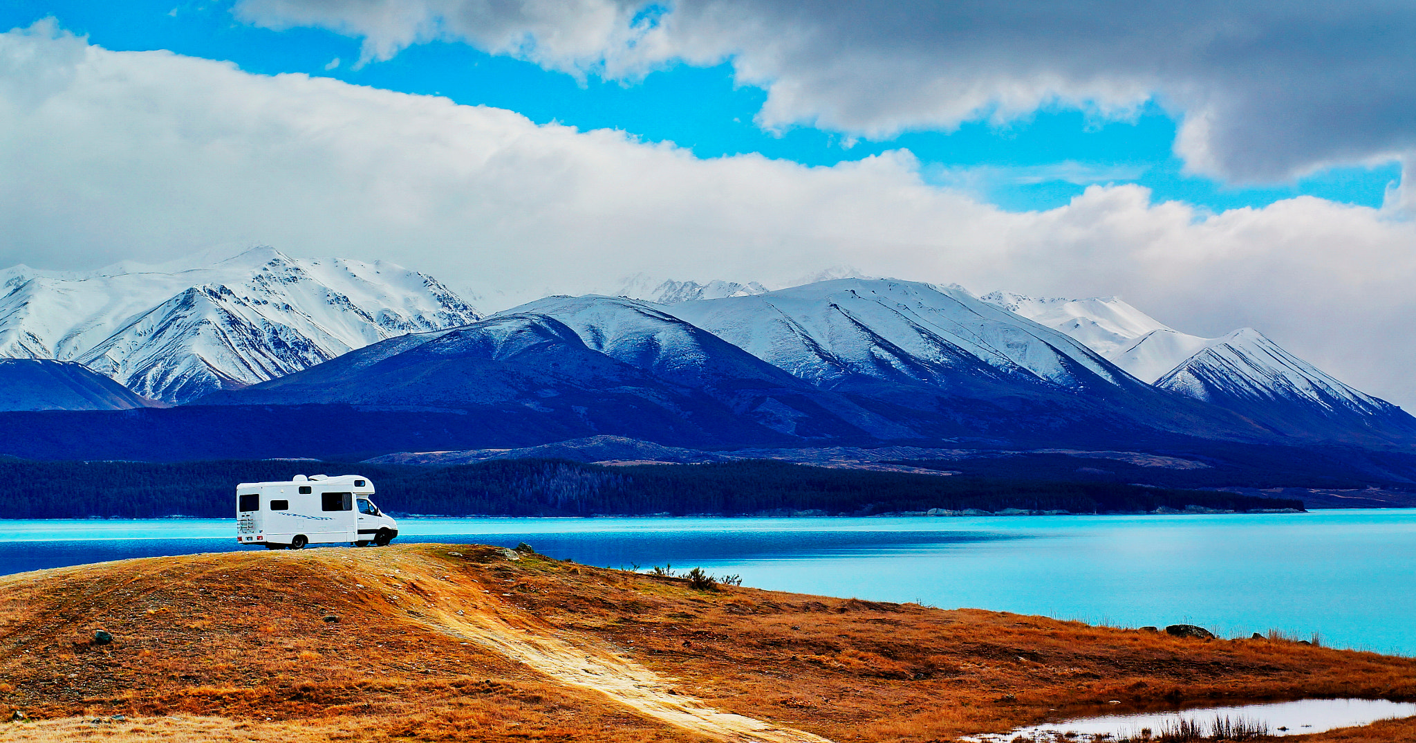 Sony Alpha NEX-5R + Sony 50mm F1.4 sample photo. Lake pukaki photography