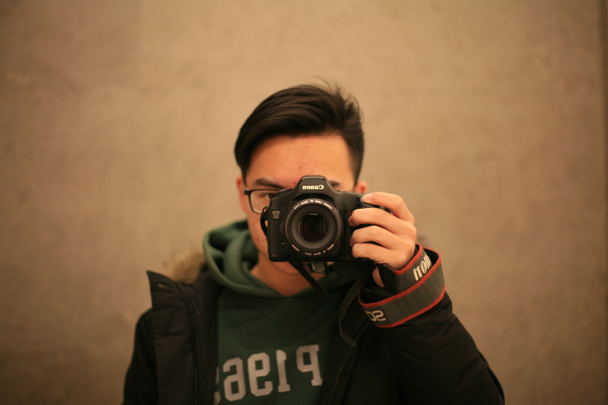 Canon EOS 5D + Canon EF 50mm F1.4 USM sample photo. Selfie photography