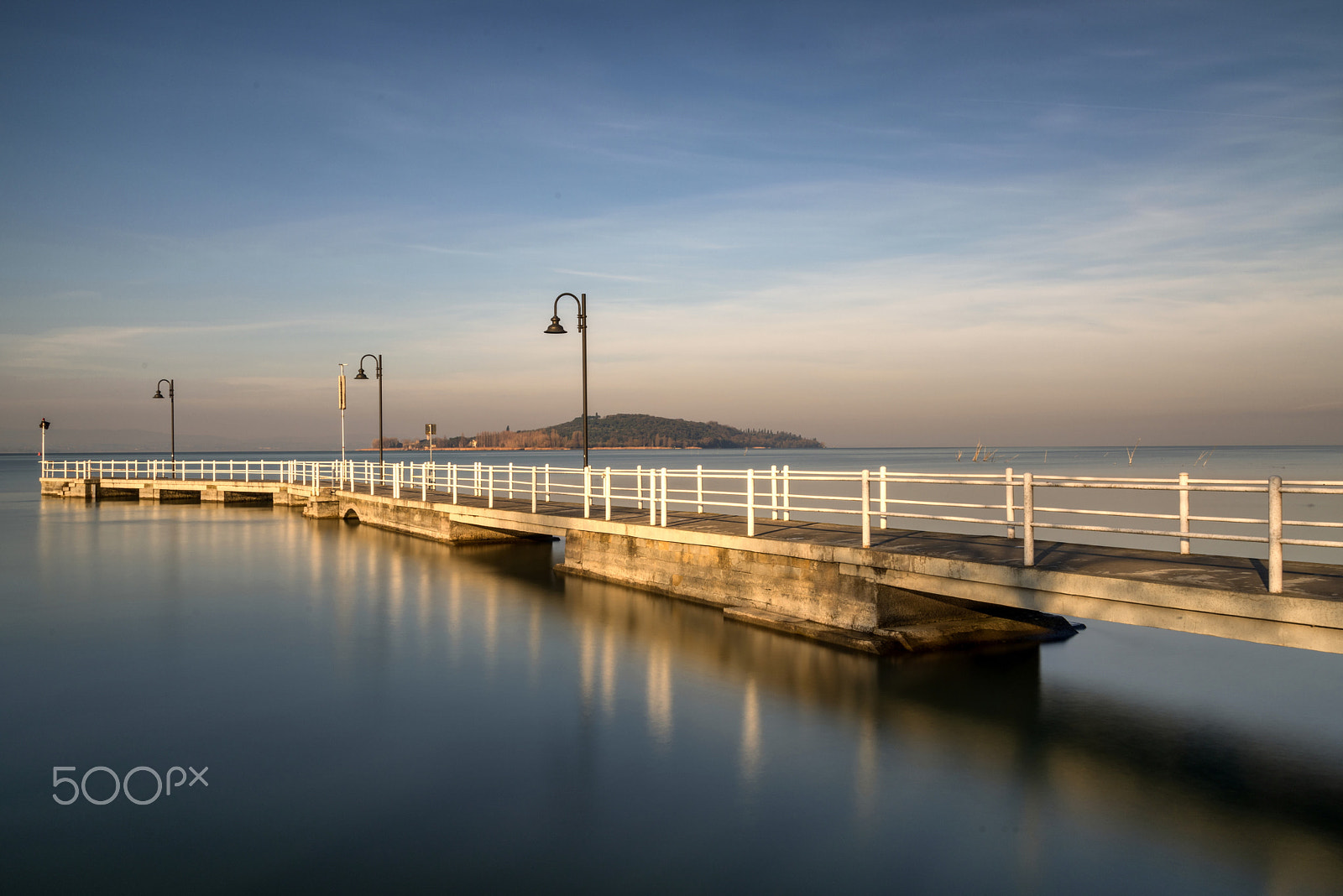 Nikon D810 + Sigma 24-105mm F4 DG OS HSM Art sample photo. Lake pier photography