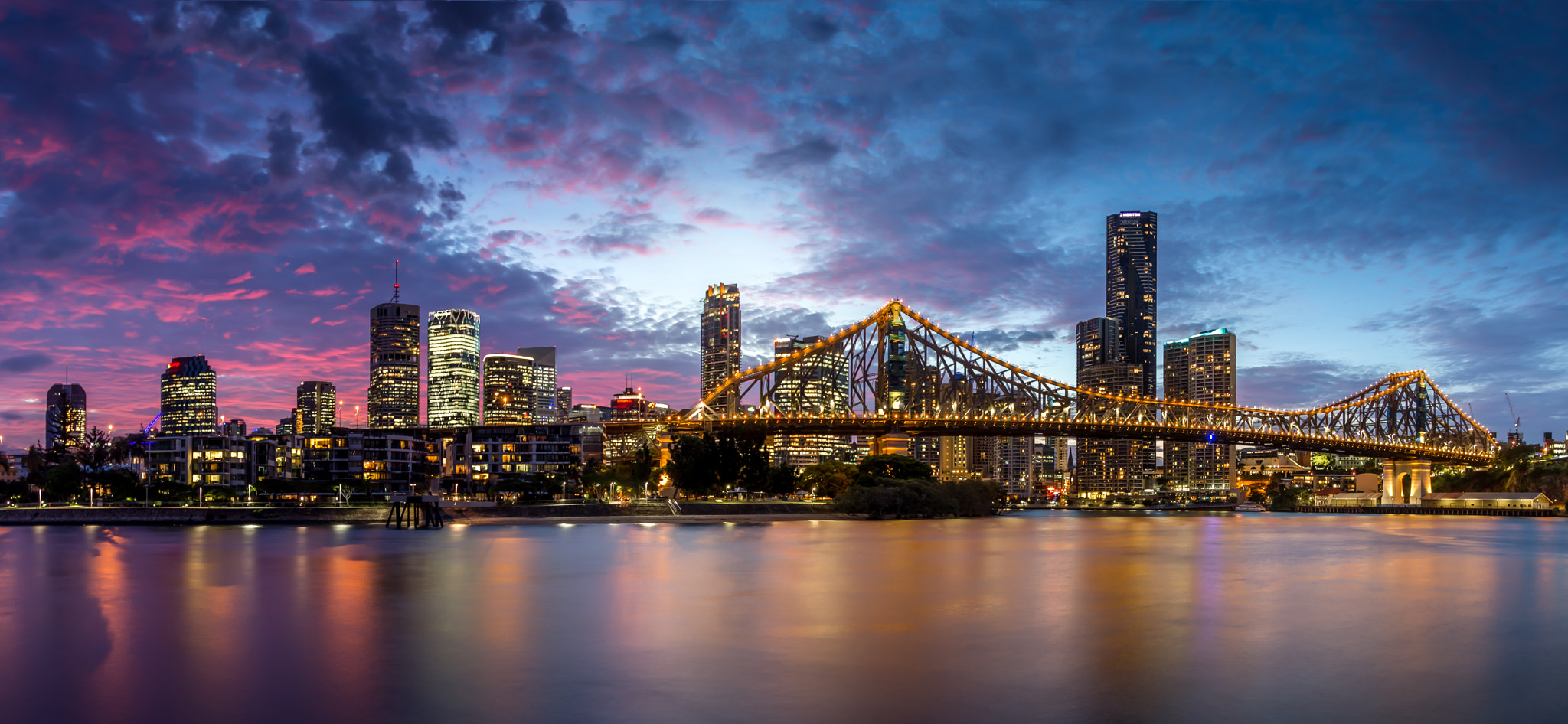 Canon EOS 60D sample photo. Story bridge pano photography