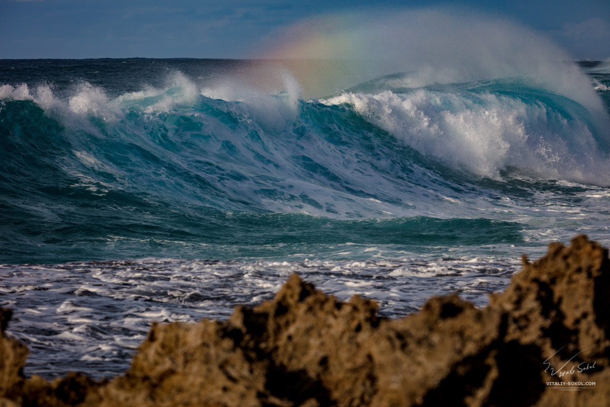 Canon EF 70-200mm F2.8L USM sample photo. Shorebreak photography