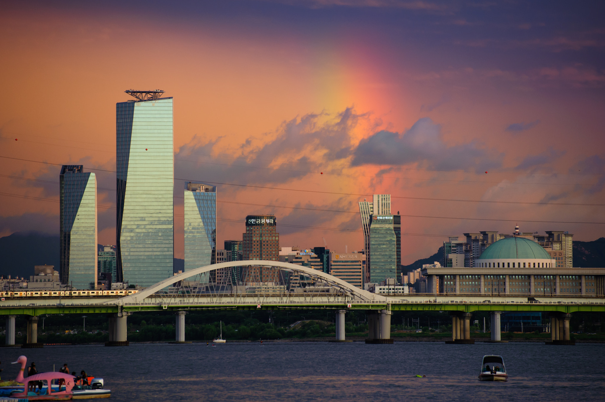Nikon D700 sample photo. Rainbow photography