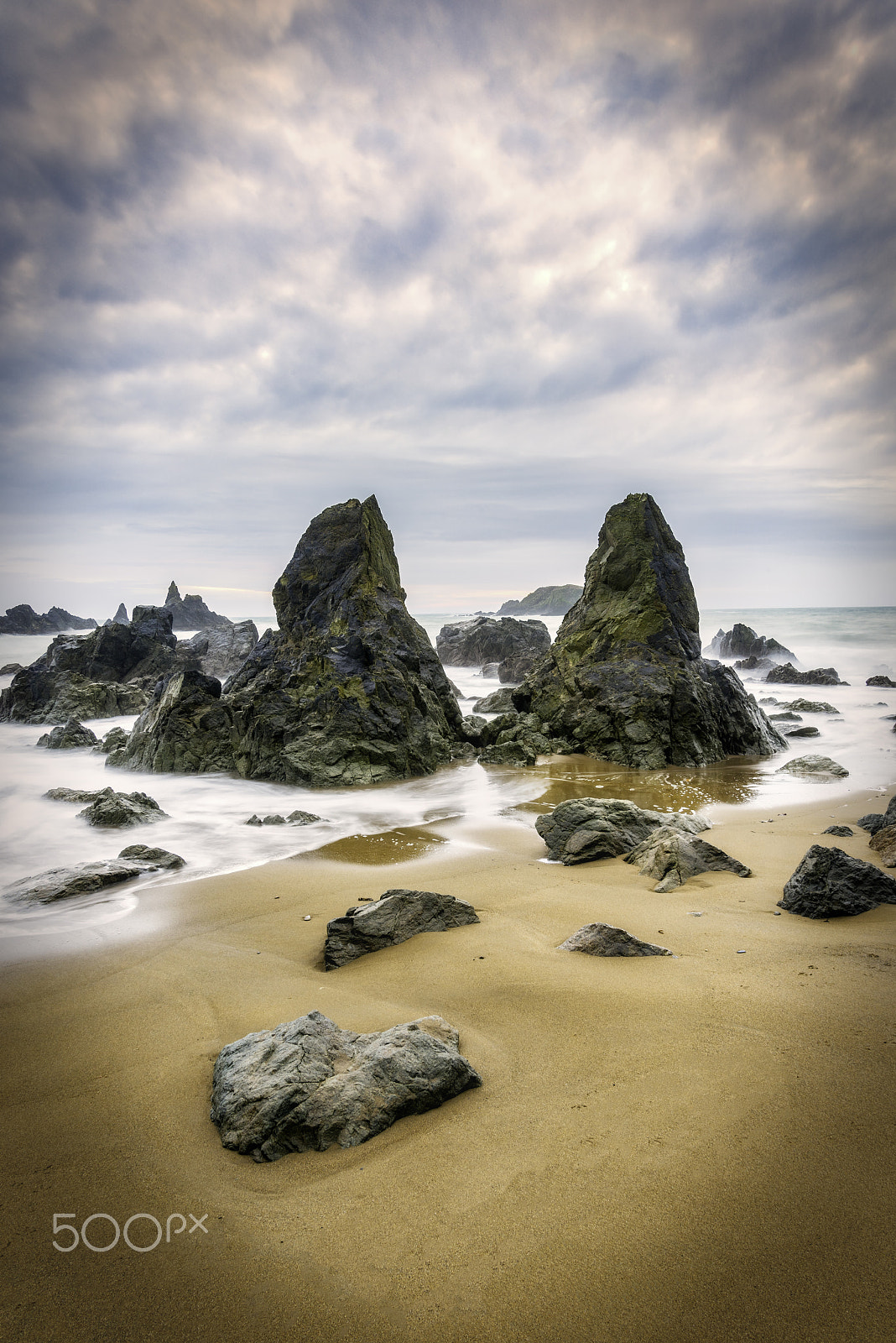 Nikon D810 sample photo. Evening tide photography