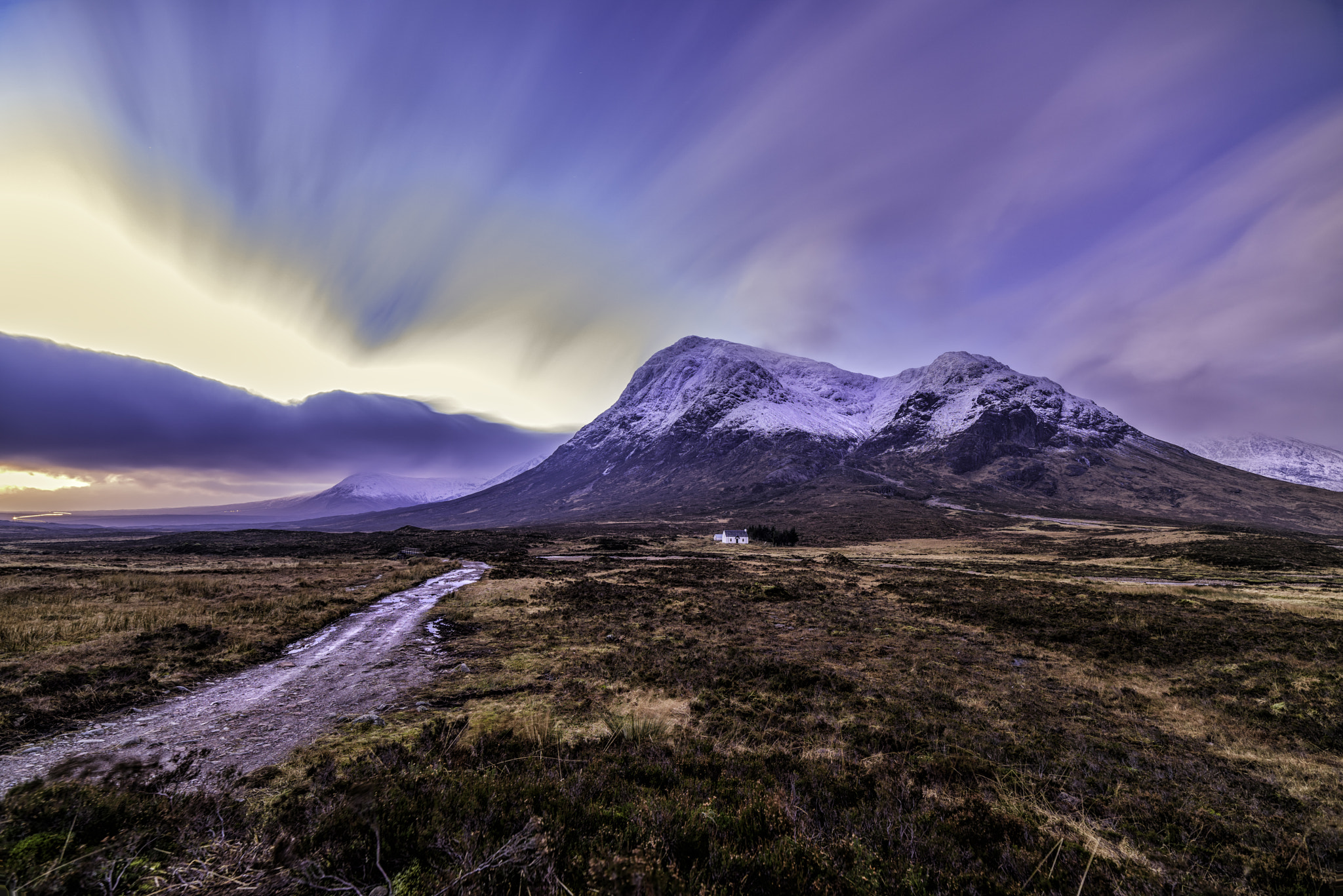 Nikon D810 sample photo. Winter in the highlands and the beauty of gla photography