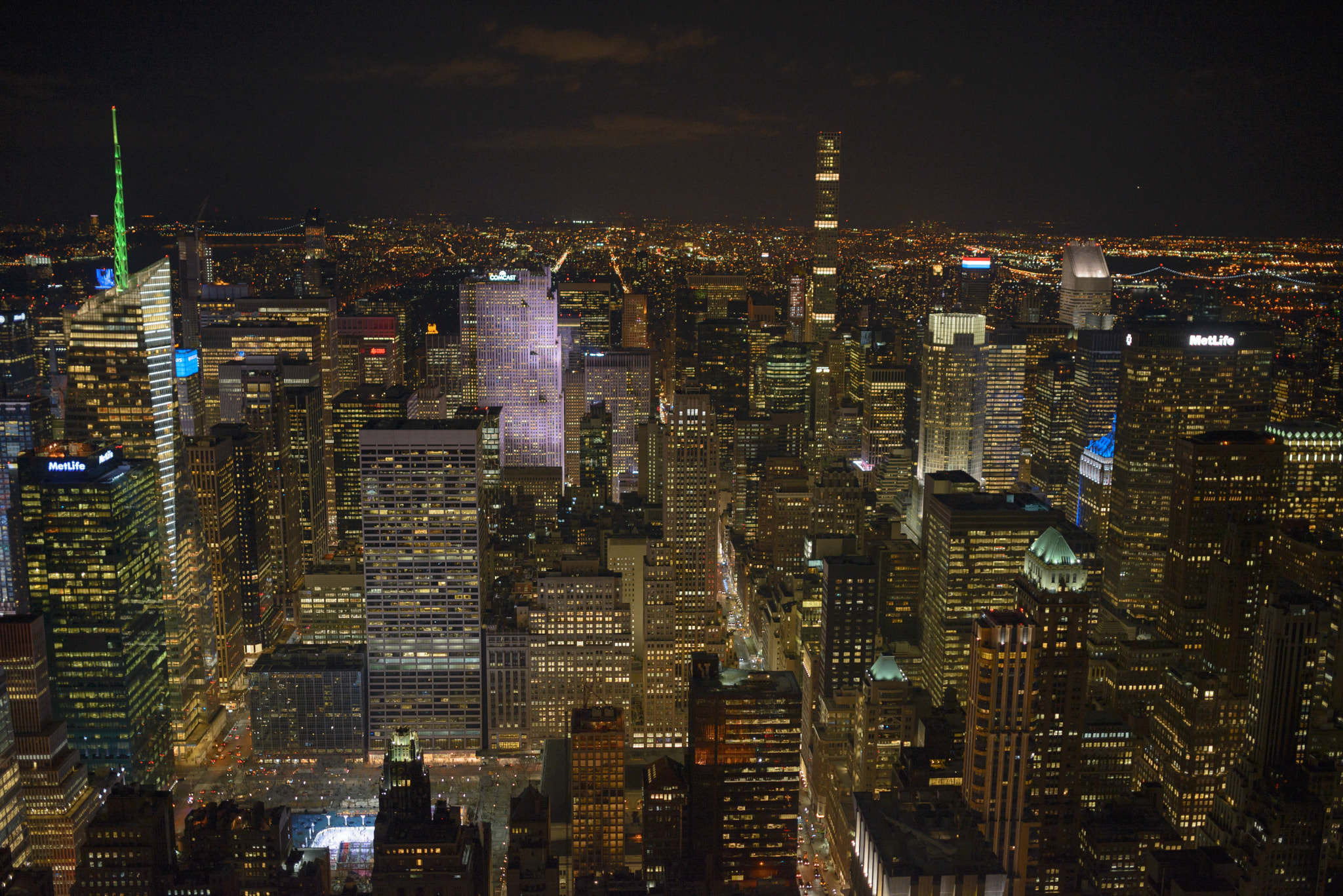 Nikon D600 + Sigma 35mm F1.4 DG HSM Art sample photo. Skyscrapers nightscape photography