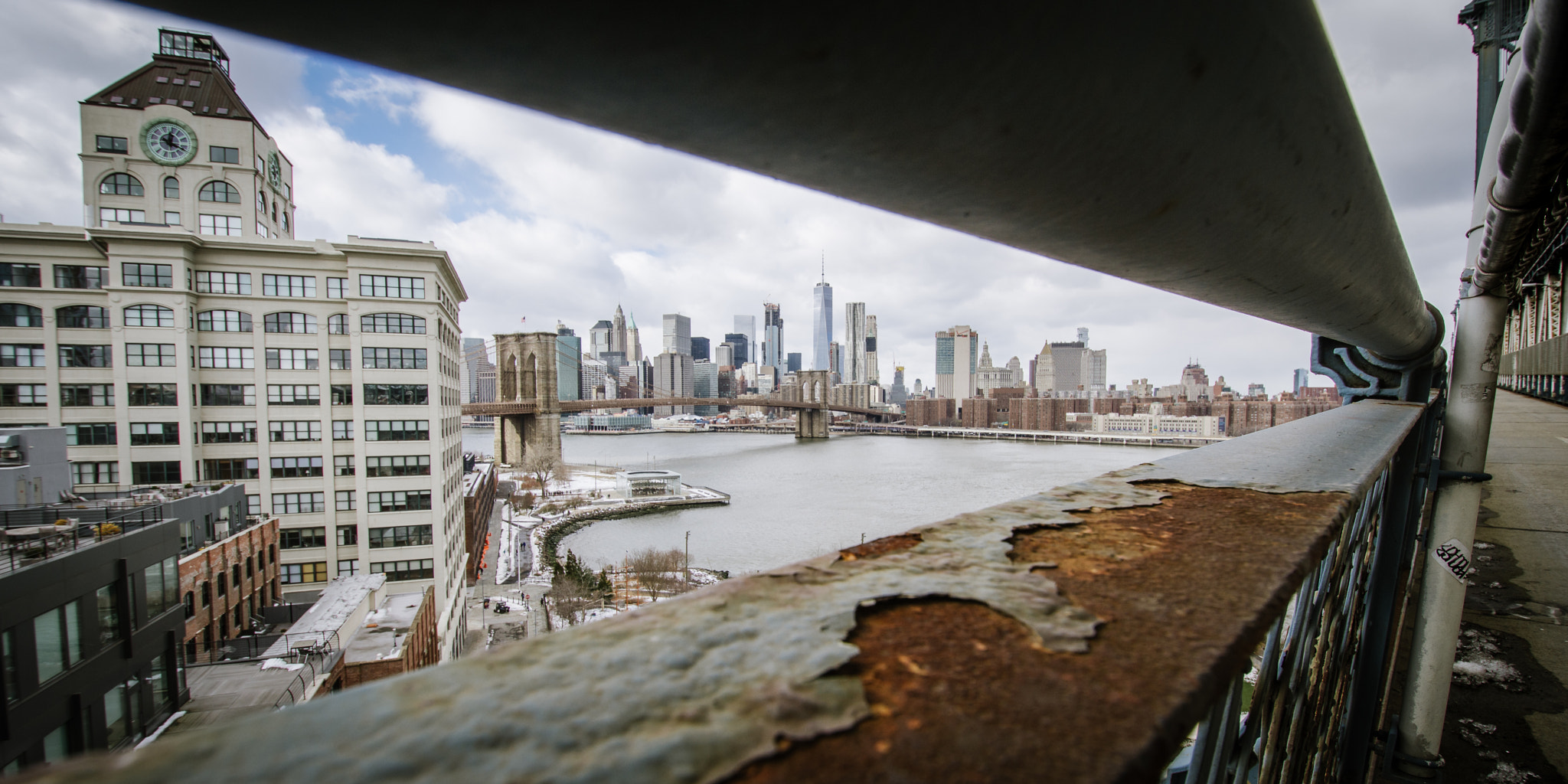 Nikon D7200 sample photo. Brooklyn bridge and manhattan skyline seen from manhattan bridge photography