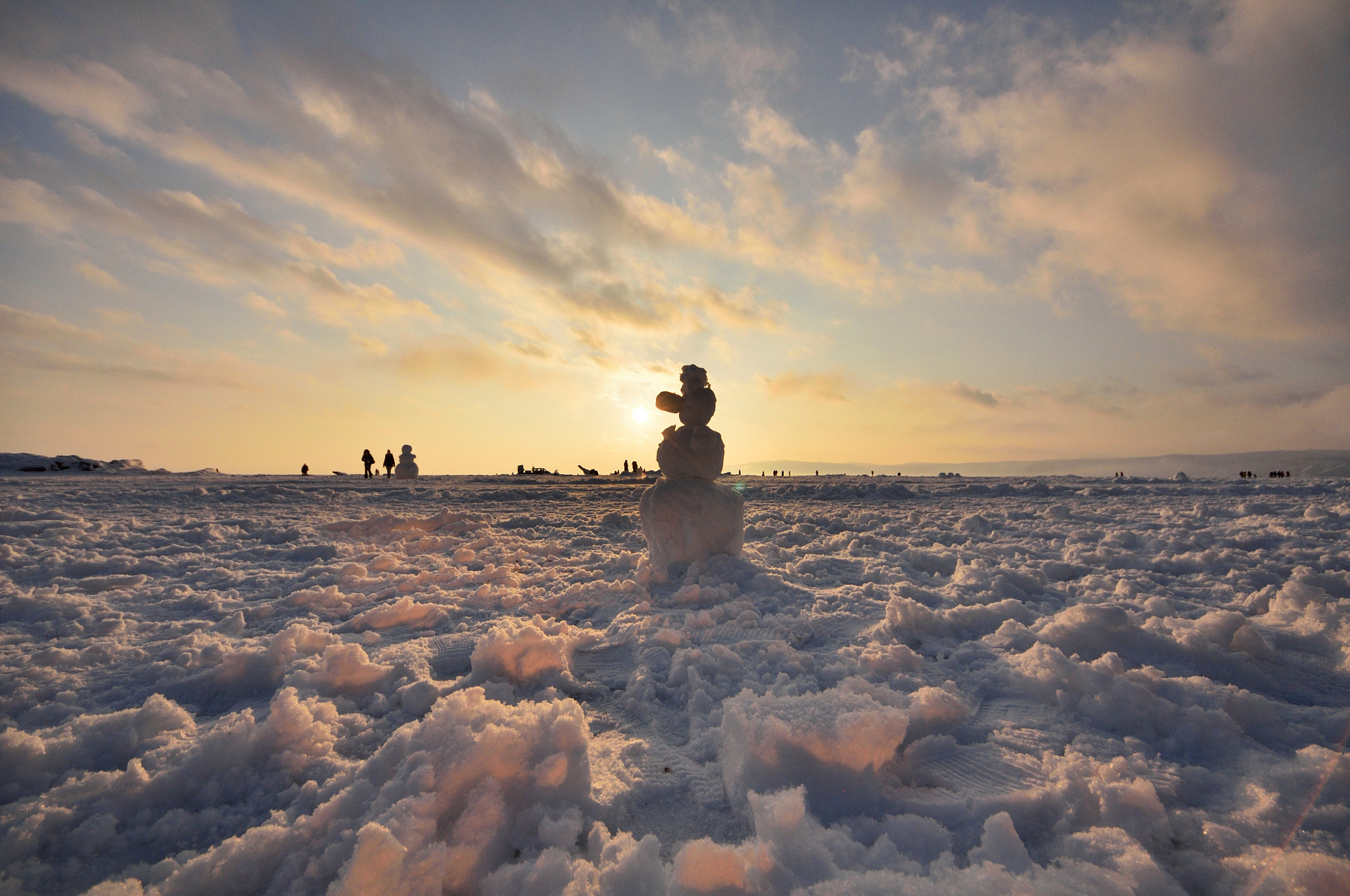 Sigma 8-16mm F4.5-5.6 DC HSM sample photo. Snowman photography