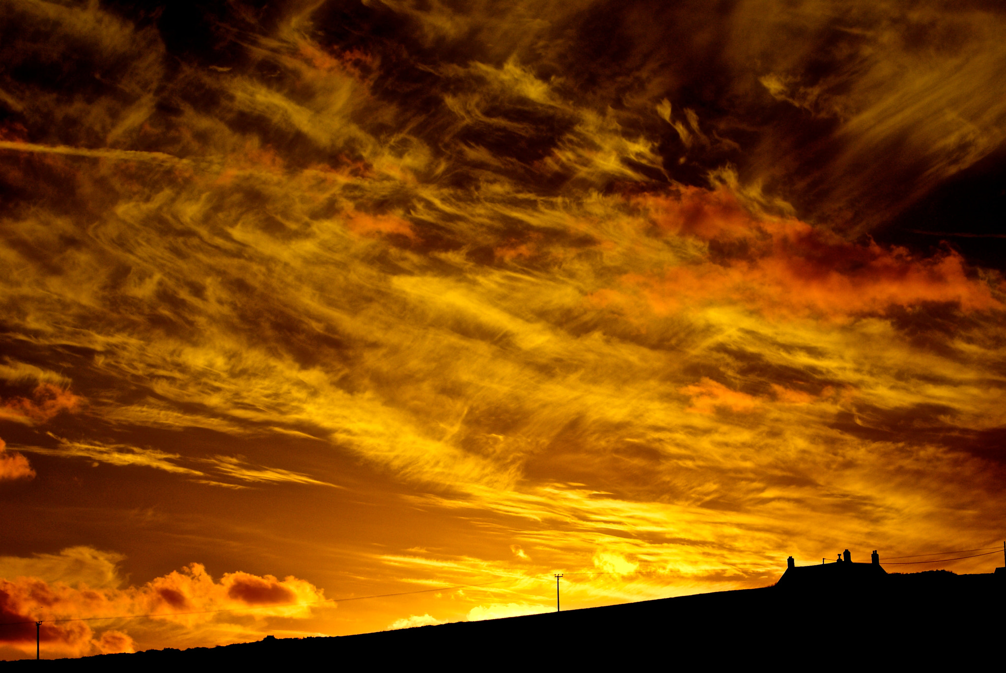 Sony 75-300mm F4.5-5.6 sample photo. Silhouette sunset 2 photography