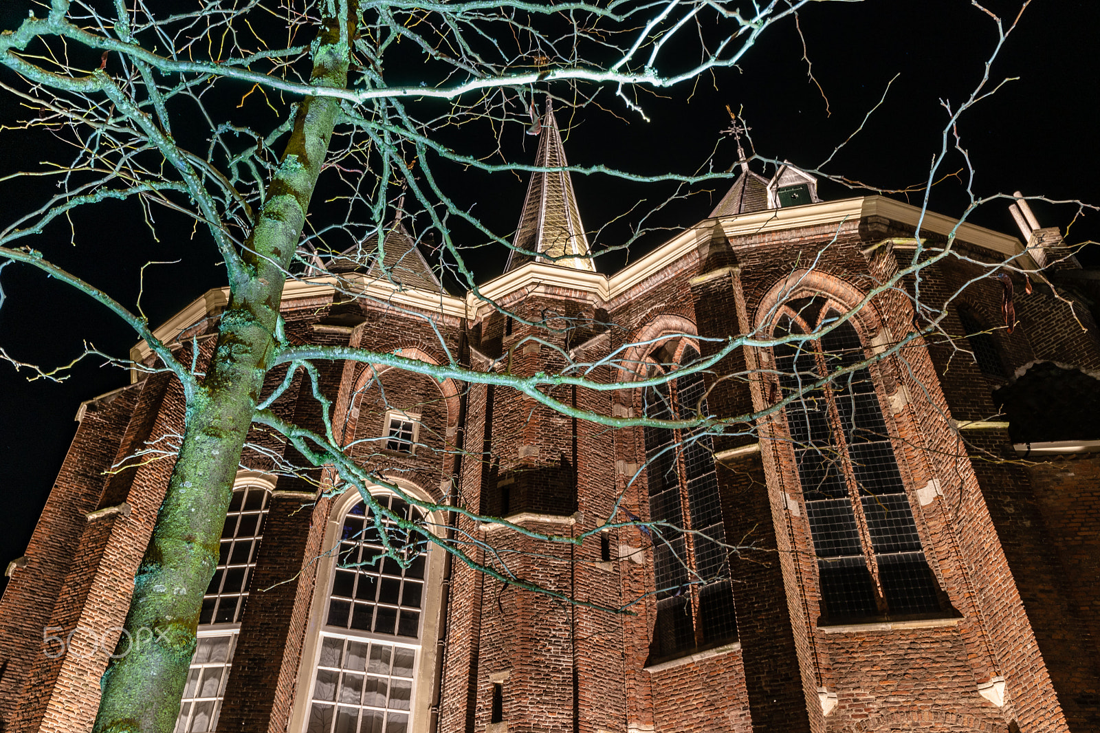 Sony Alpha DSLR-A900 sample photo. Long exposure photography, church in holland photography