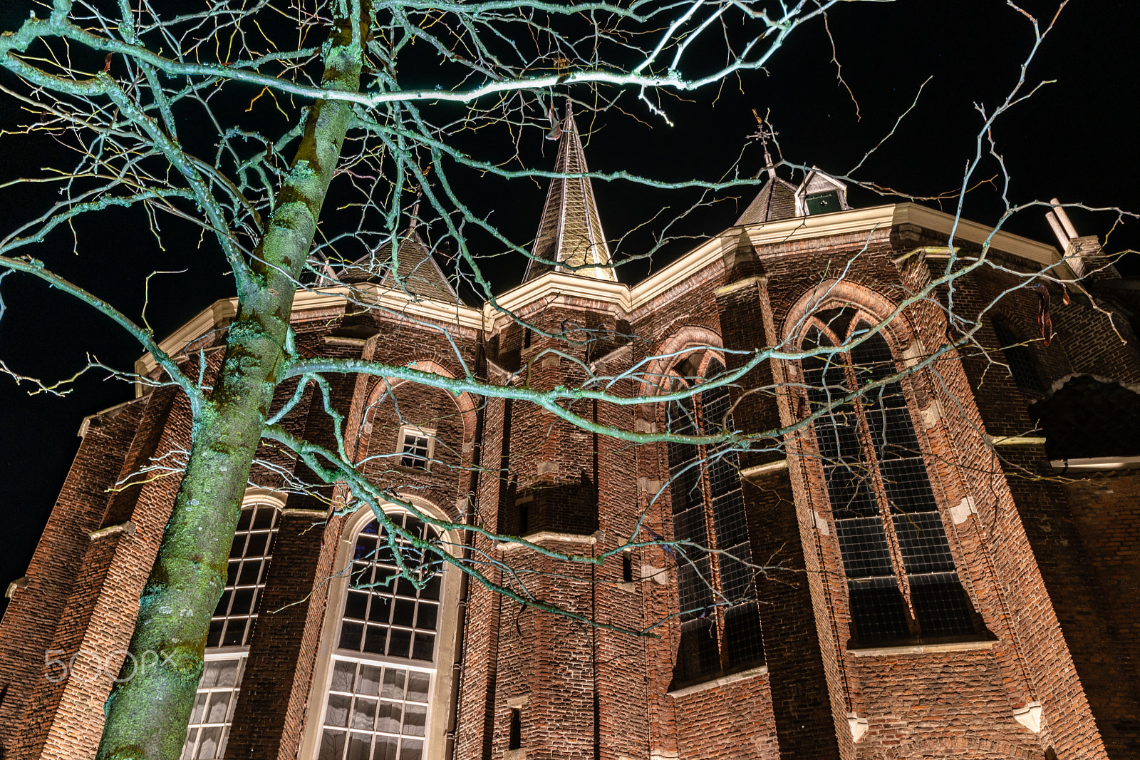 Sony Alpha DSLR-A900 + Sony Vario-Sonnar T* 16-35mm F2.8 ZA SSM sample photo. Long exposure photography, church in holland photography