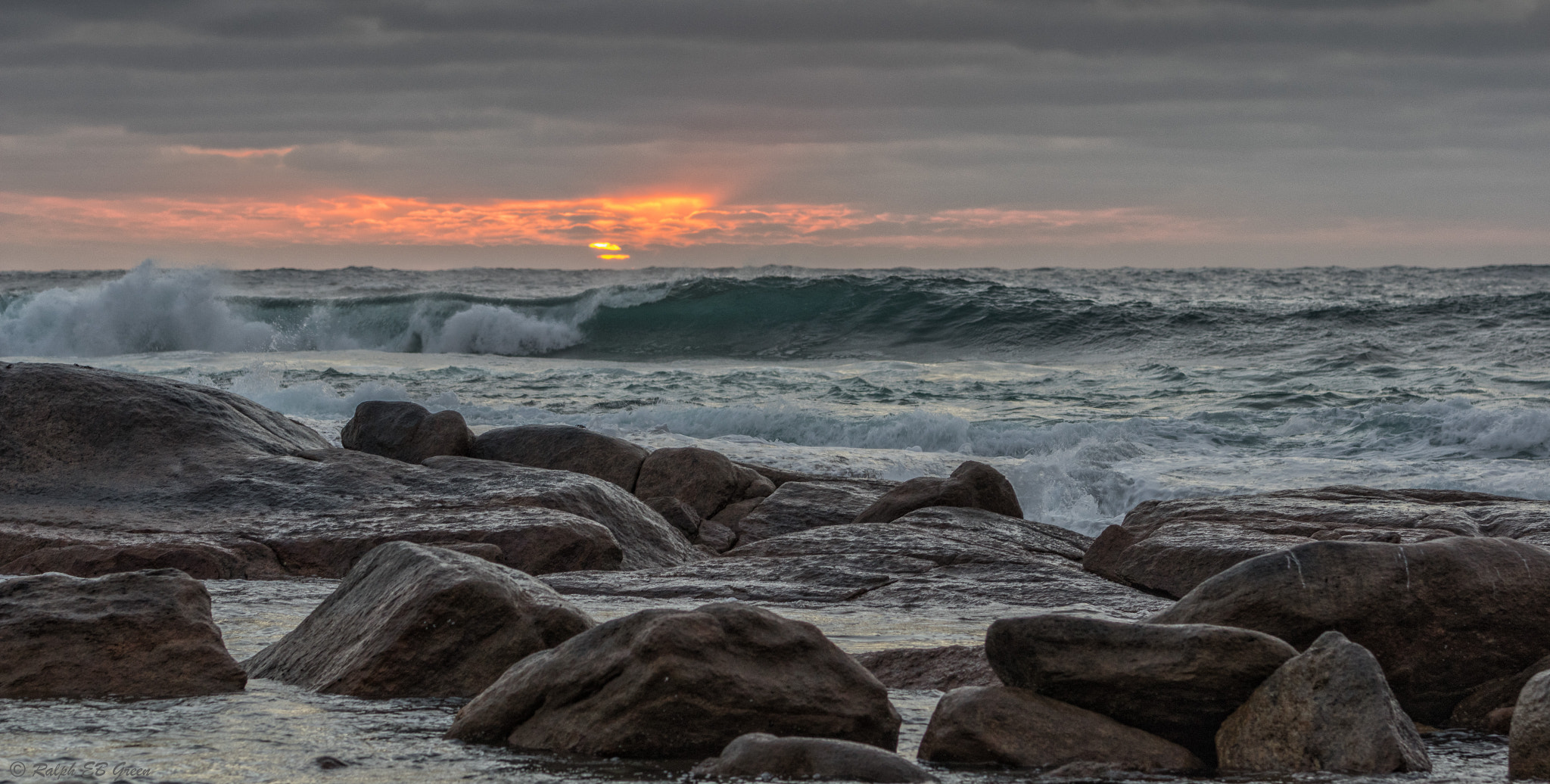 Pentax K-3 sample photo. Sunset on a cloudy day at cape leeuwin photography