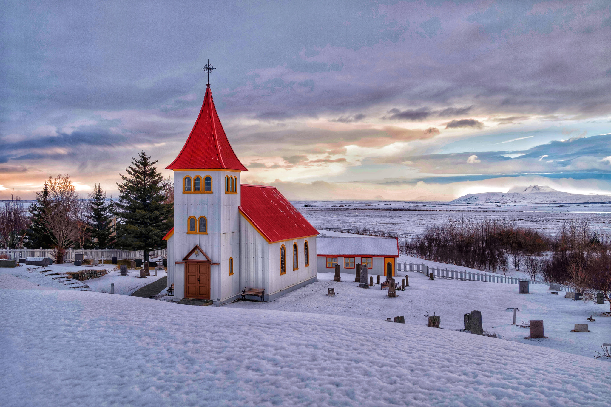 Fujifilm X-Pro2 + Fujifilm XF 10-24mm F4 R OIS sample photo. A small church on the way out to the south coast of iceland photography