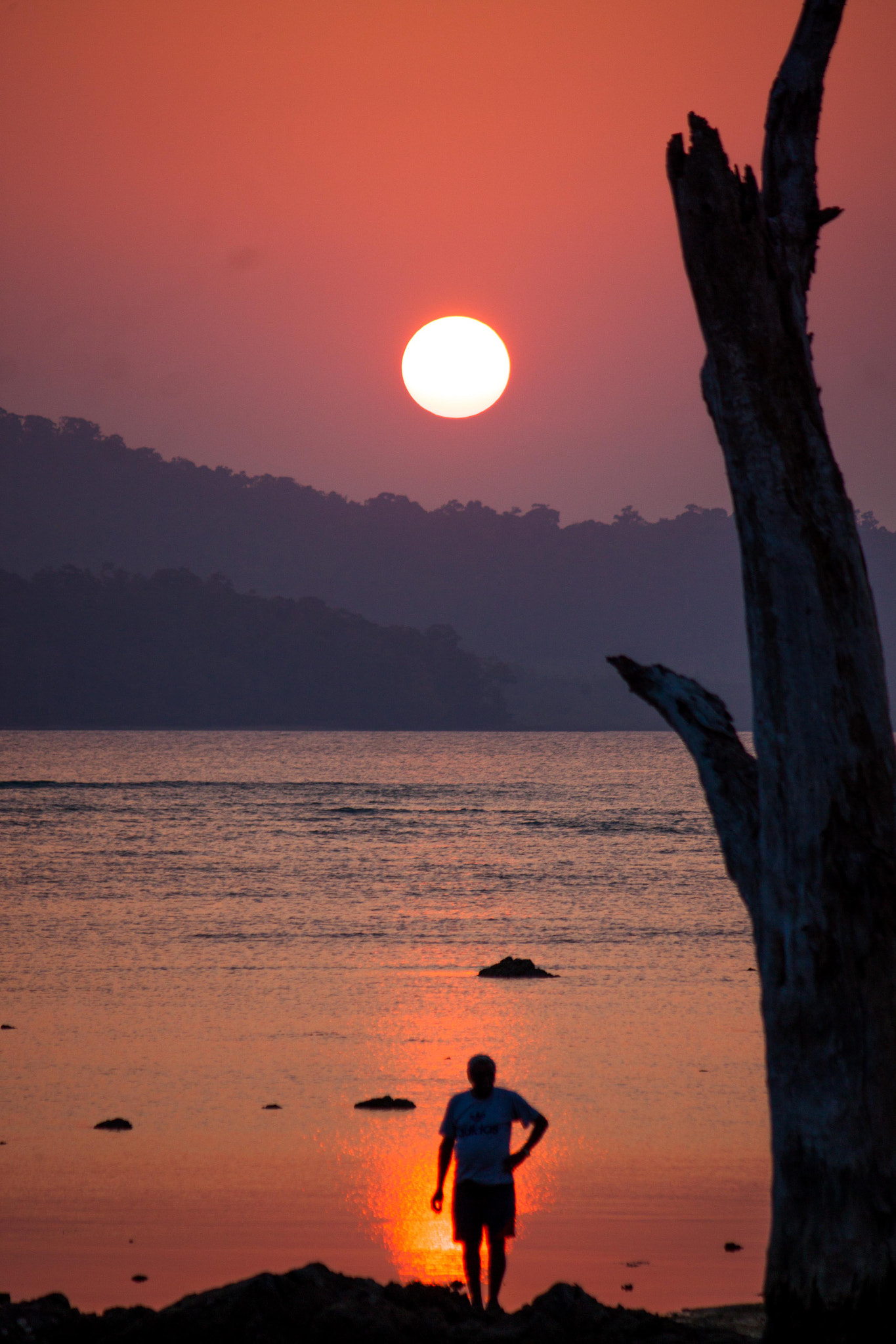 Canon EF-S 55-250mm F4-5.6 IS sample photo. Sunset at chidiya tapu photography