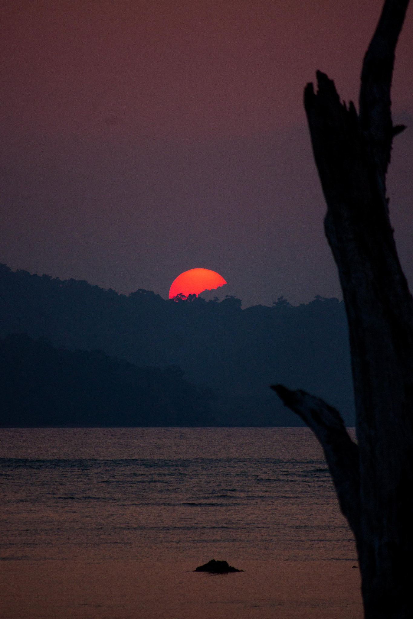 Canon EF-S 55-250mm F4-5.6 IS sample photo. Sunset at chidiya tapu photography