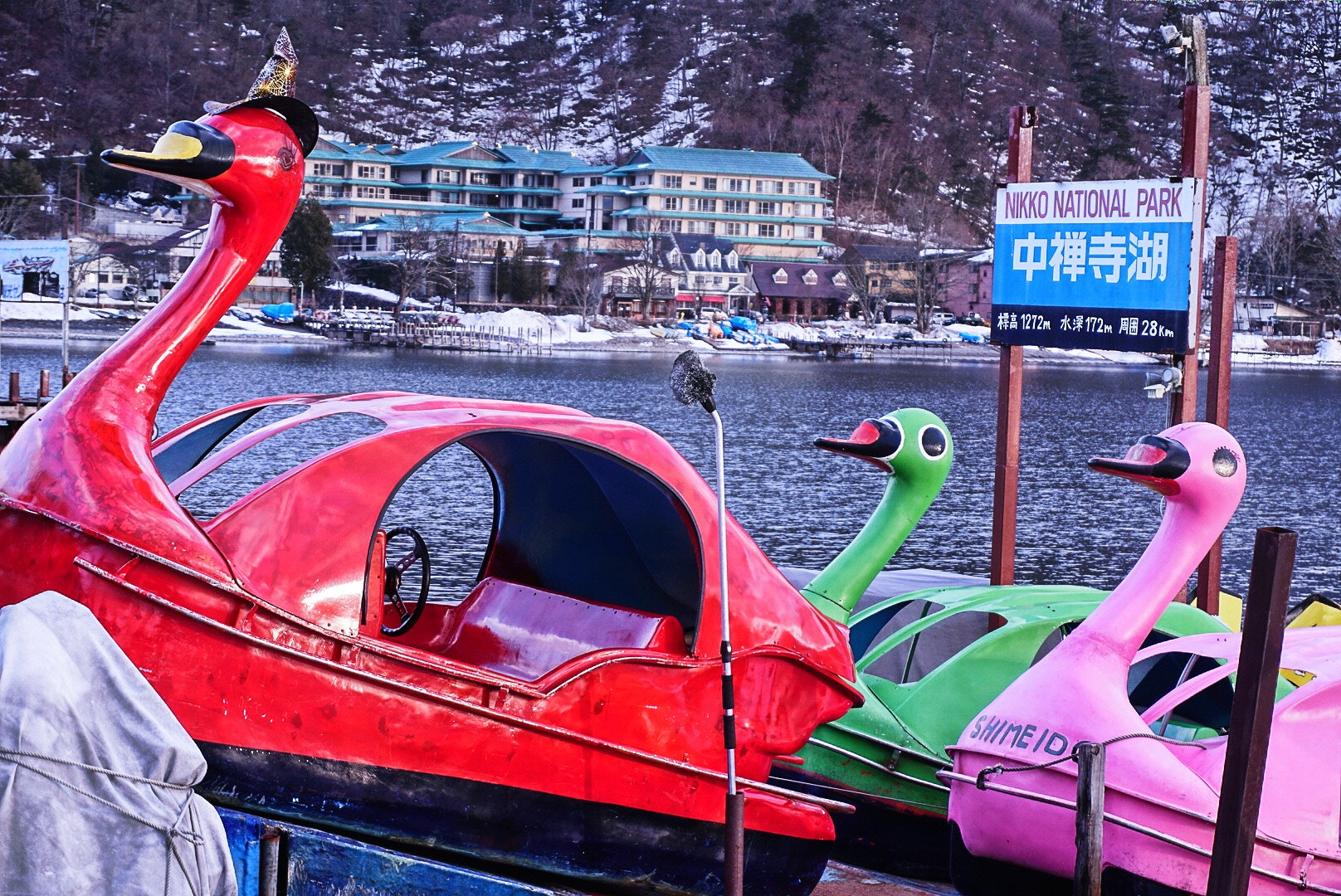 Sony a6300 sample photo. Kawaii swan boat. photography