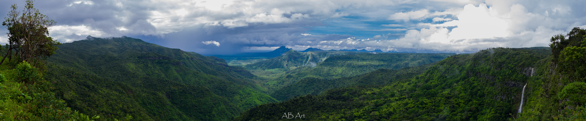 Pentax K-70 sample photo. Panorama mauritius inland photography