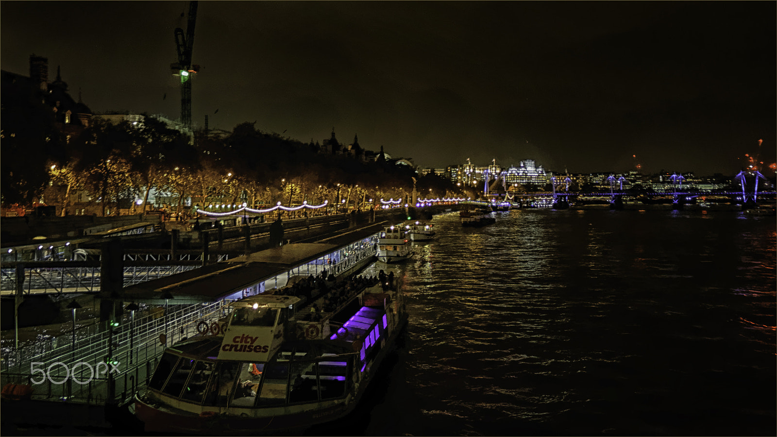 Sigma 18-125mm F3.8-5.6 DC OS HSM sample photo. Thames by night photography