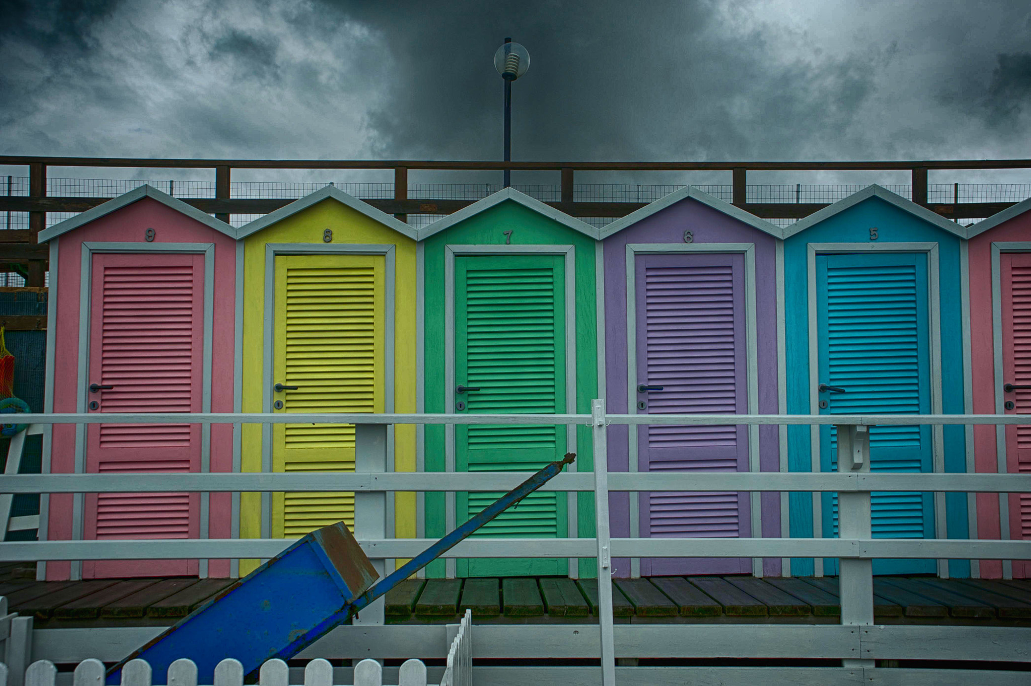 Nikon D700 sample photo. Multicolored cabins photography