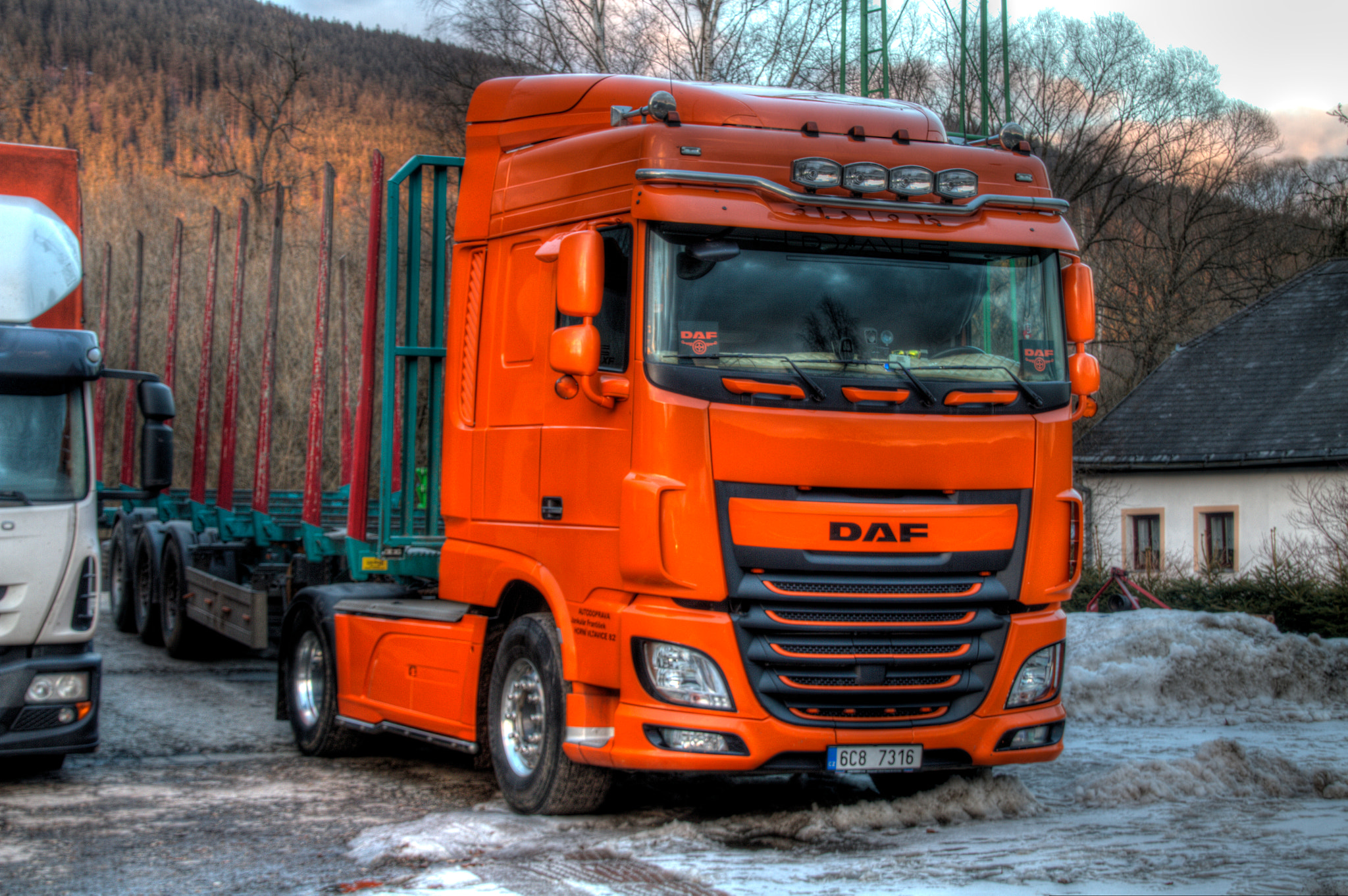 Canon EOS 7D sample photo. Daf truck photography