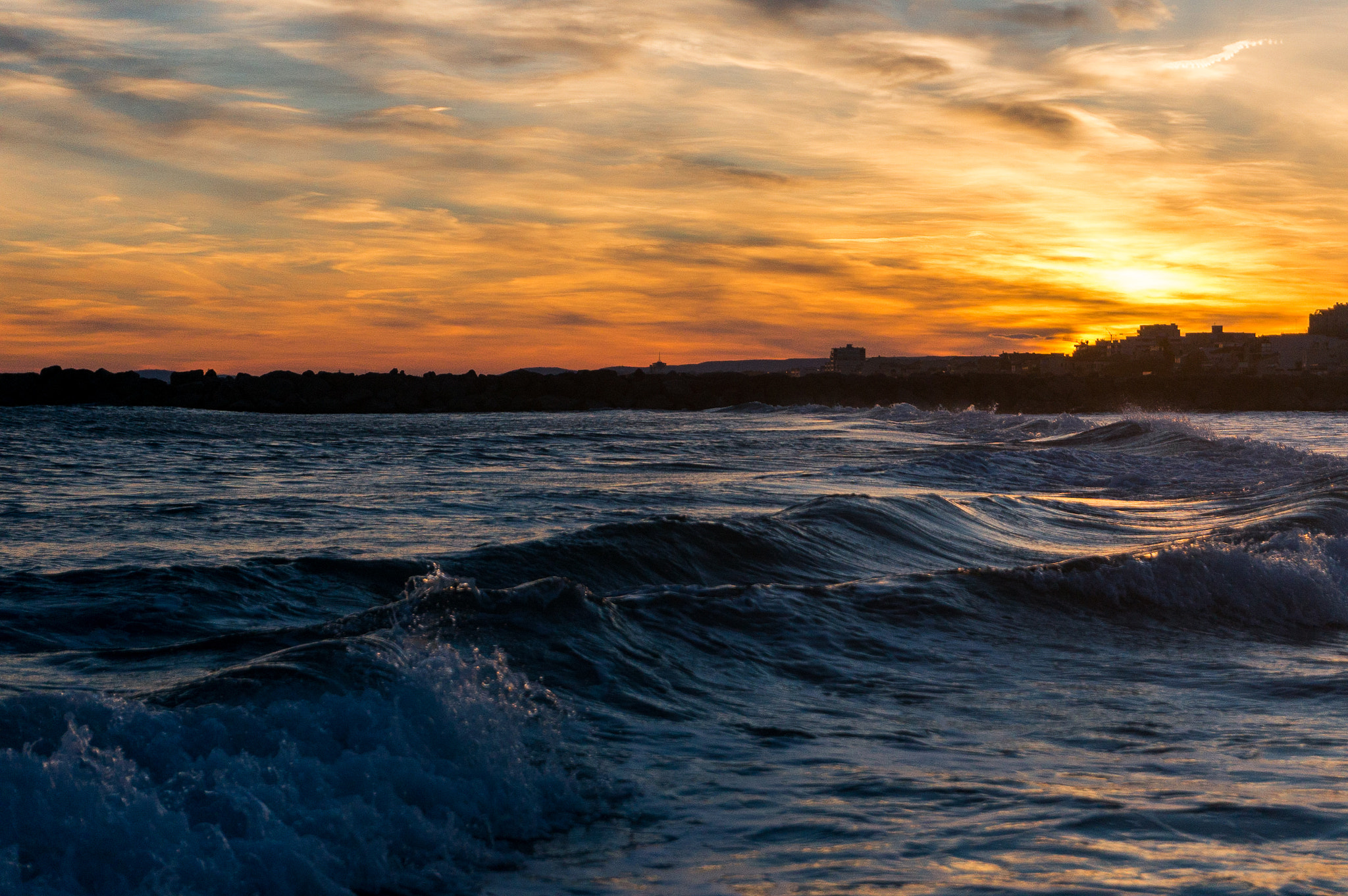 Sony Alpha NEX-5R sample photo. Seascape of camargue photography