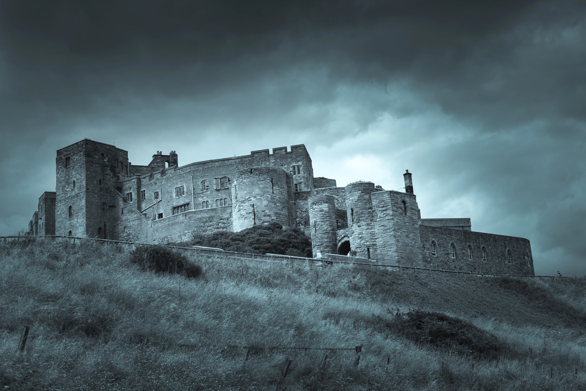 Nikon D750 sample photo. Bamburgh castle photography