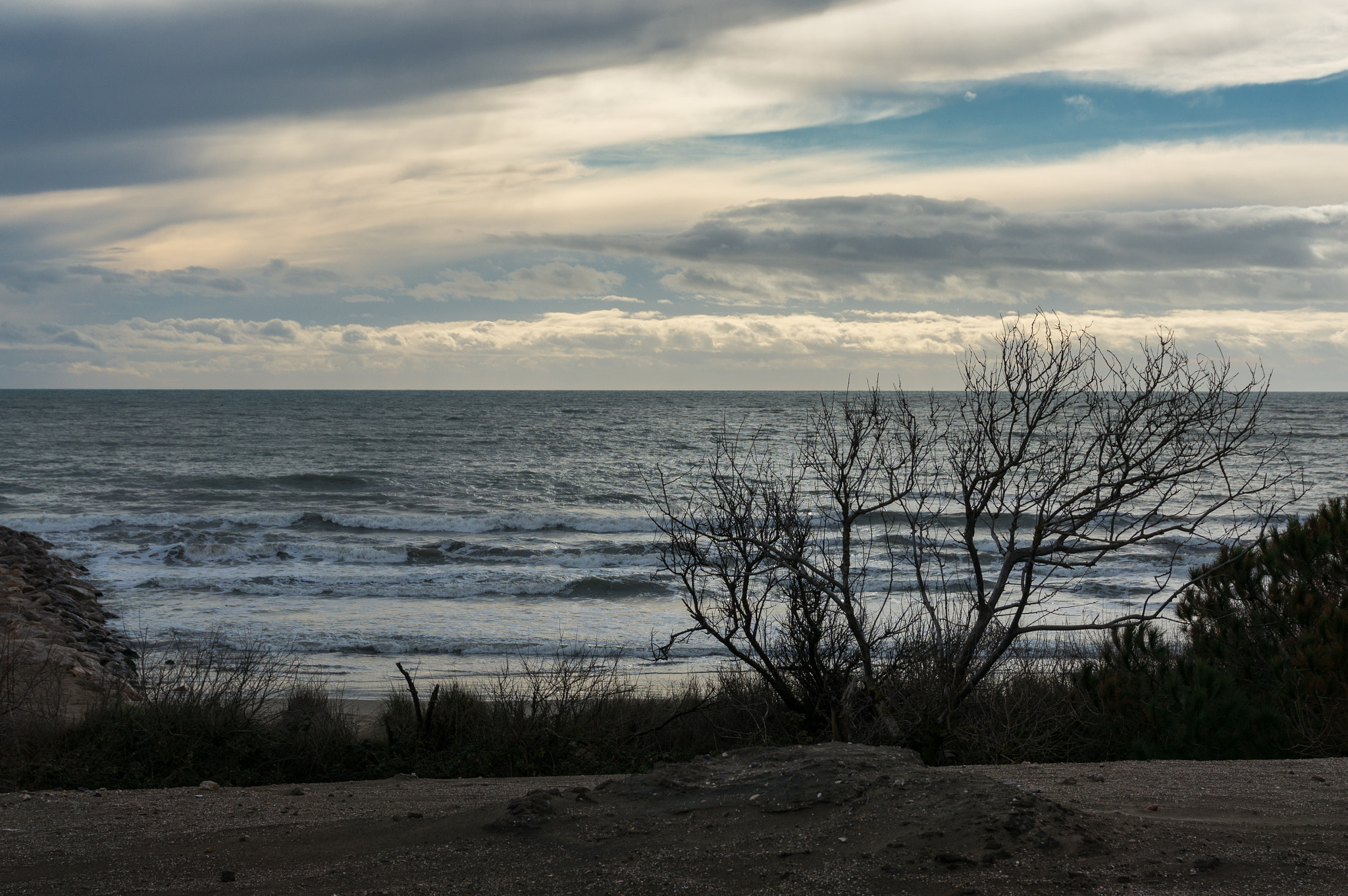 Sony Alpha NEX-5R sample photo. Seascape of camargue photography