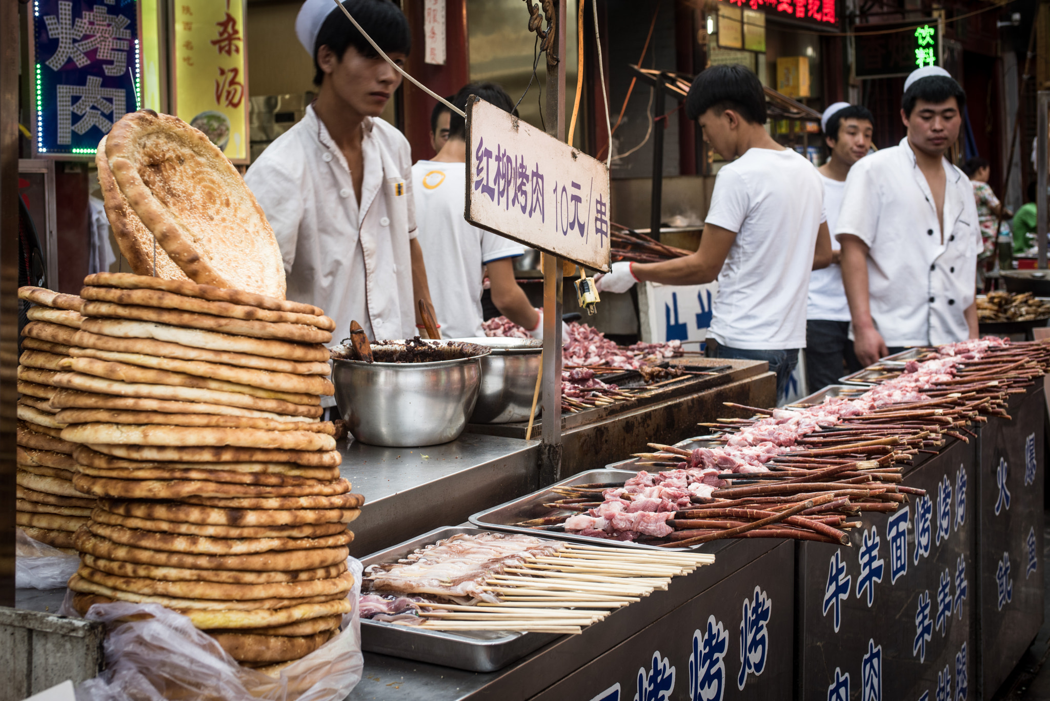 Nikon D810 + AF Zoom-Nikkor 35-70mm f/2.8 sample photo. Morning in xi an photography