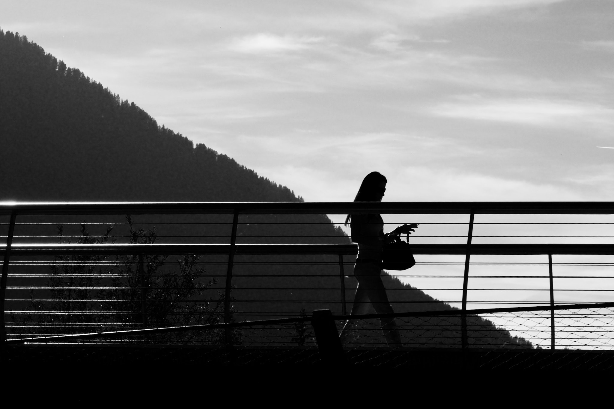 Fujifilm X-E1 sample photo. Sul ponte... photography