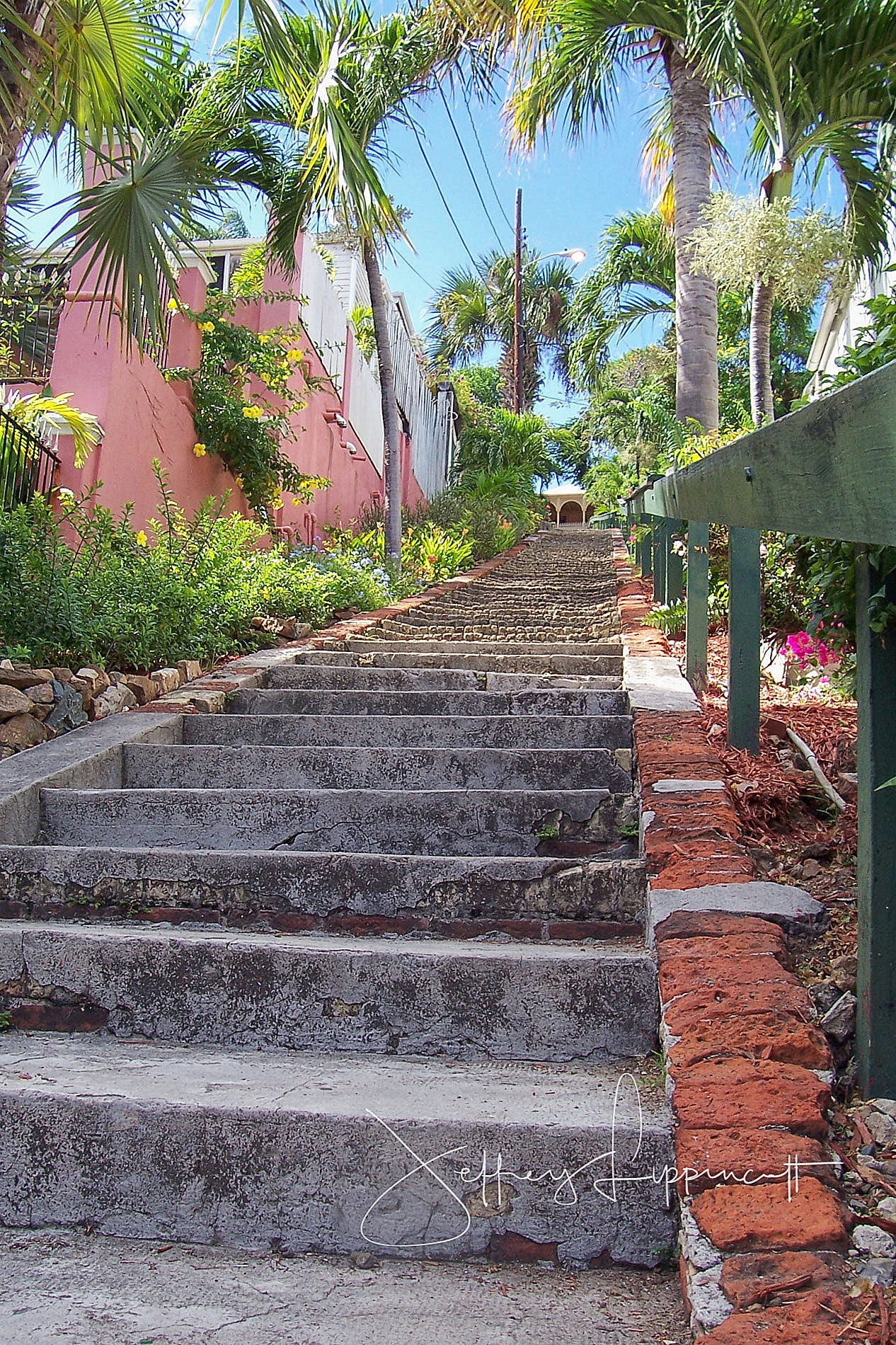 Kodak CX7530 ZOOM DIGITAL CAMERA sample photo. 99 steps of st. thomas photography