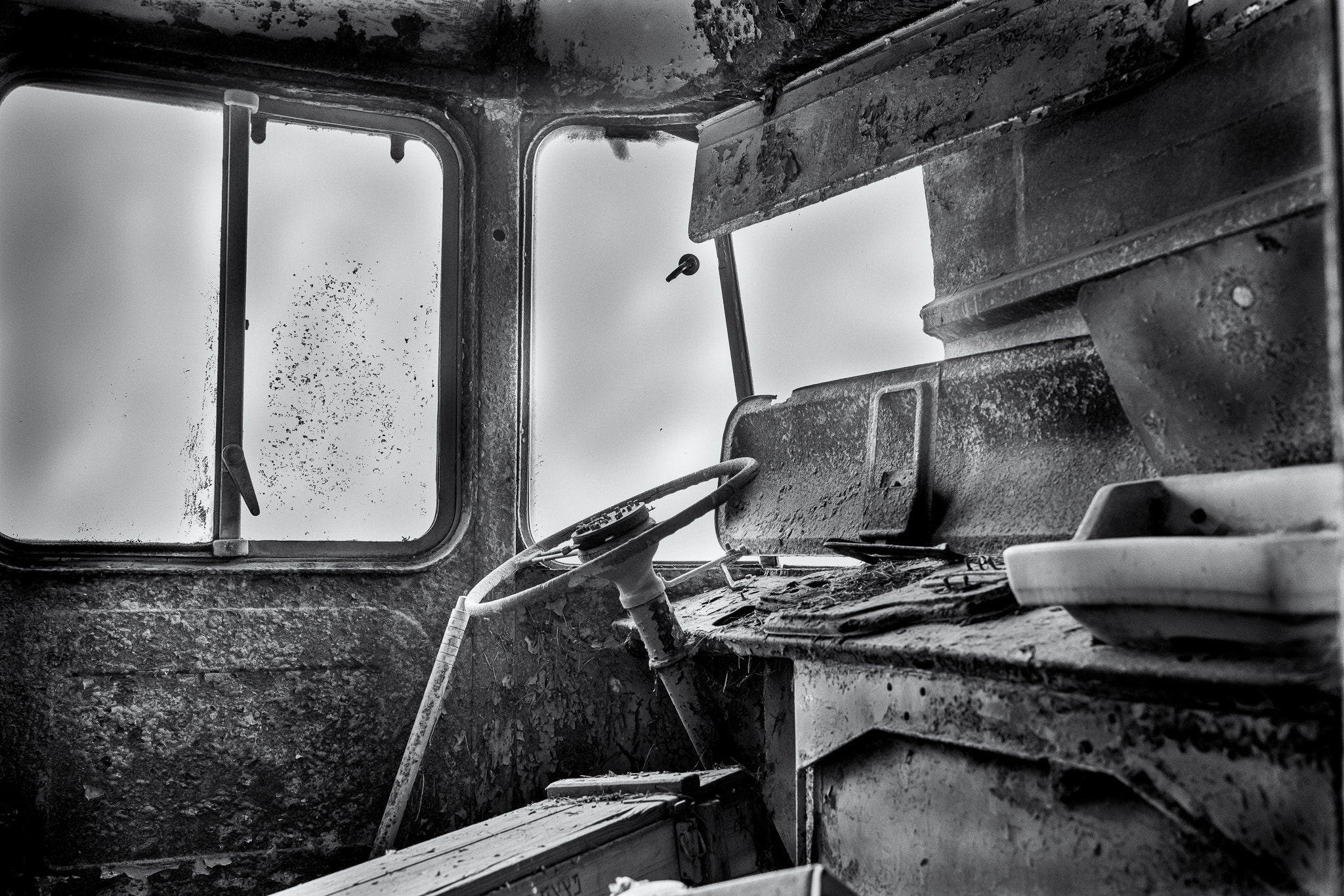 Canon EOS 6D sample photo. Old bus interior photography