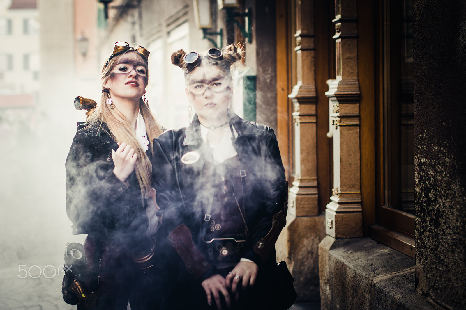 Sigma 50mm F1.4 EX DG HSM sample photo. Steampunk girls photography