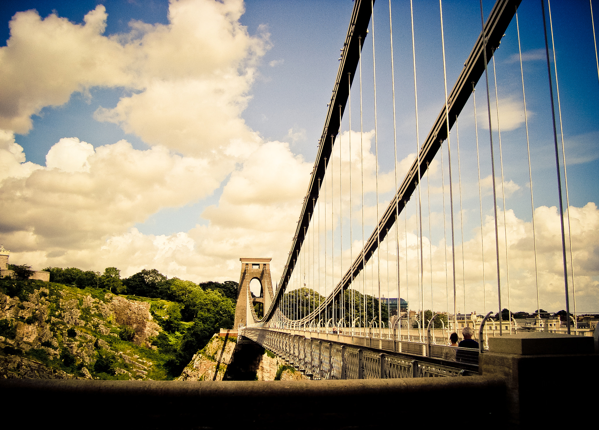 Sony Cyber-shot DSC-W120 sample photo. Clifton suspension bridge bristol photography