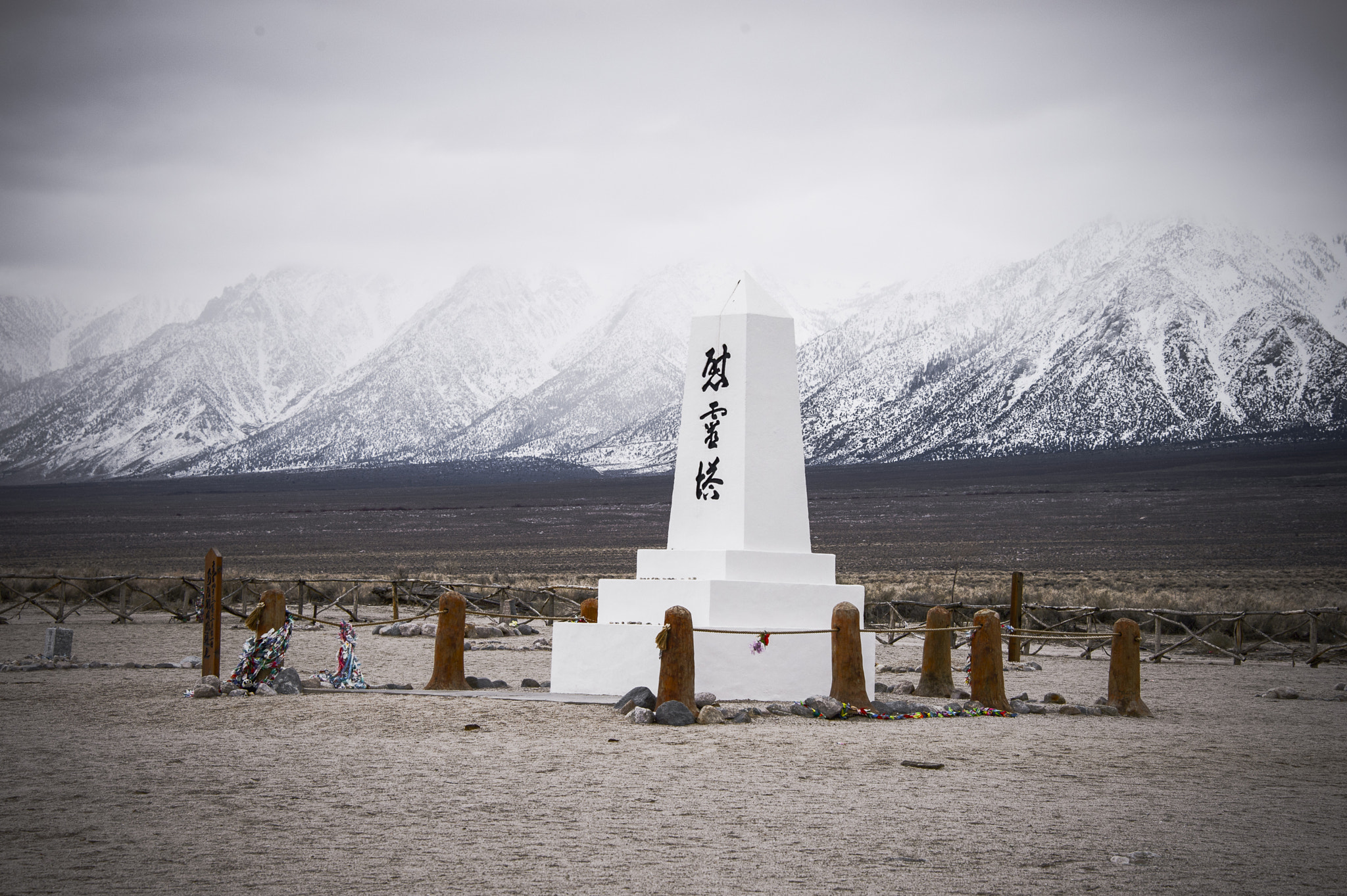 Nikon D4 sample photo. Cemetery at manzanar with sierra's in background. photography