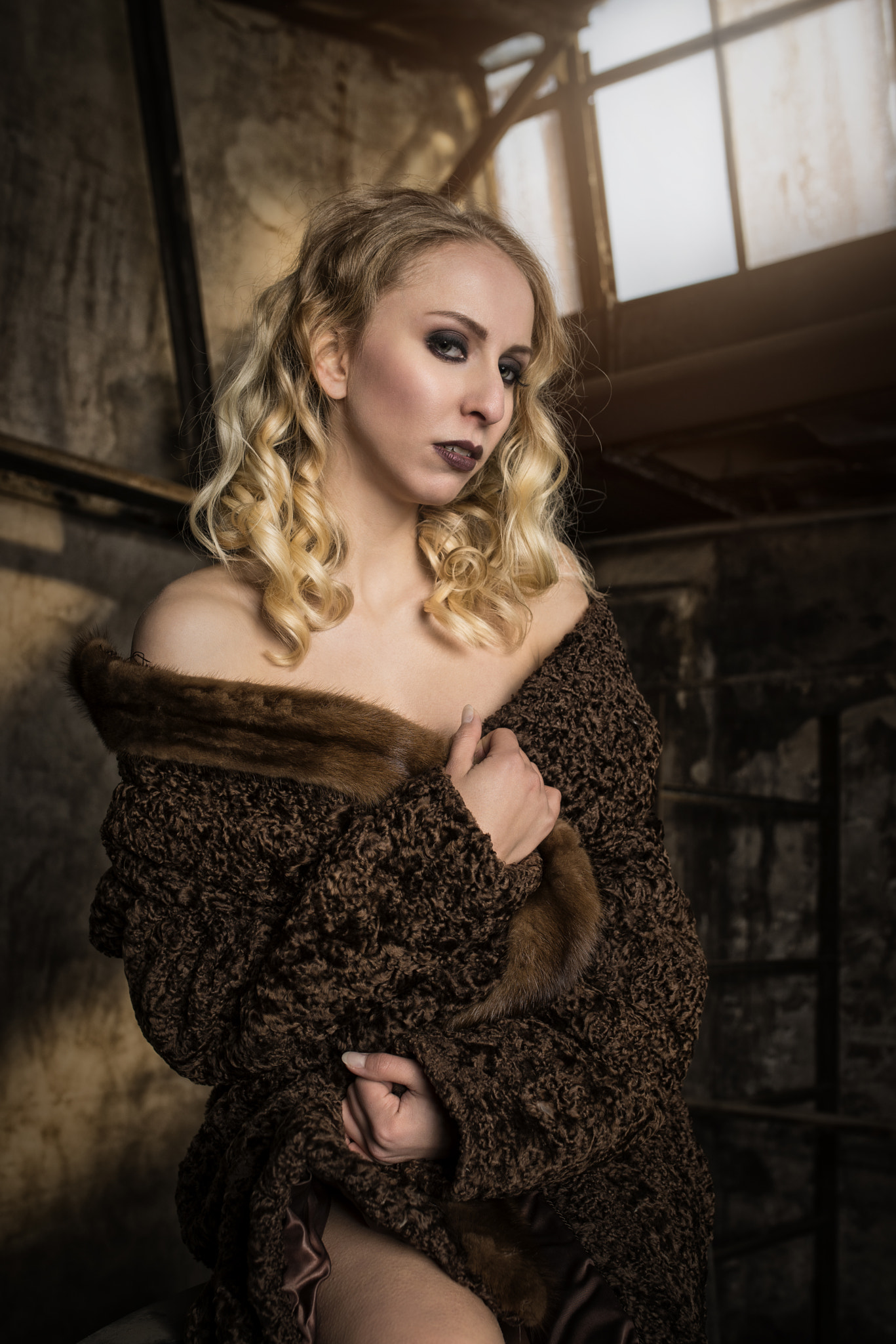 Nikon D800E sample photo. Fur coat photography