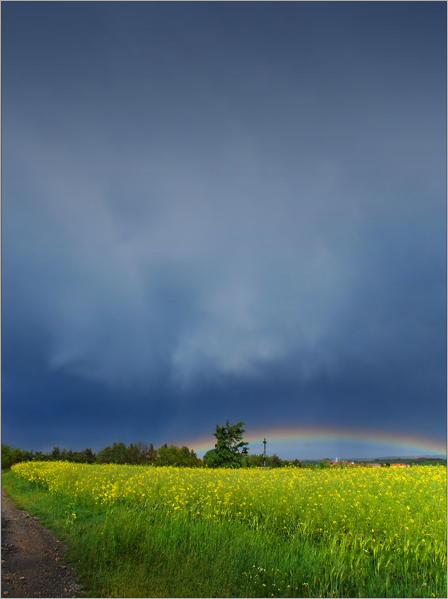 Nikon D60 + Sigma 18-200mm F3.5-6.3 DC OS HSM sample photo. Too flat rainbow ... photography