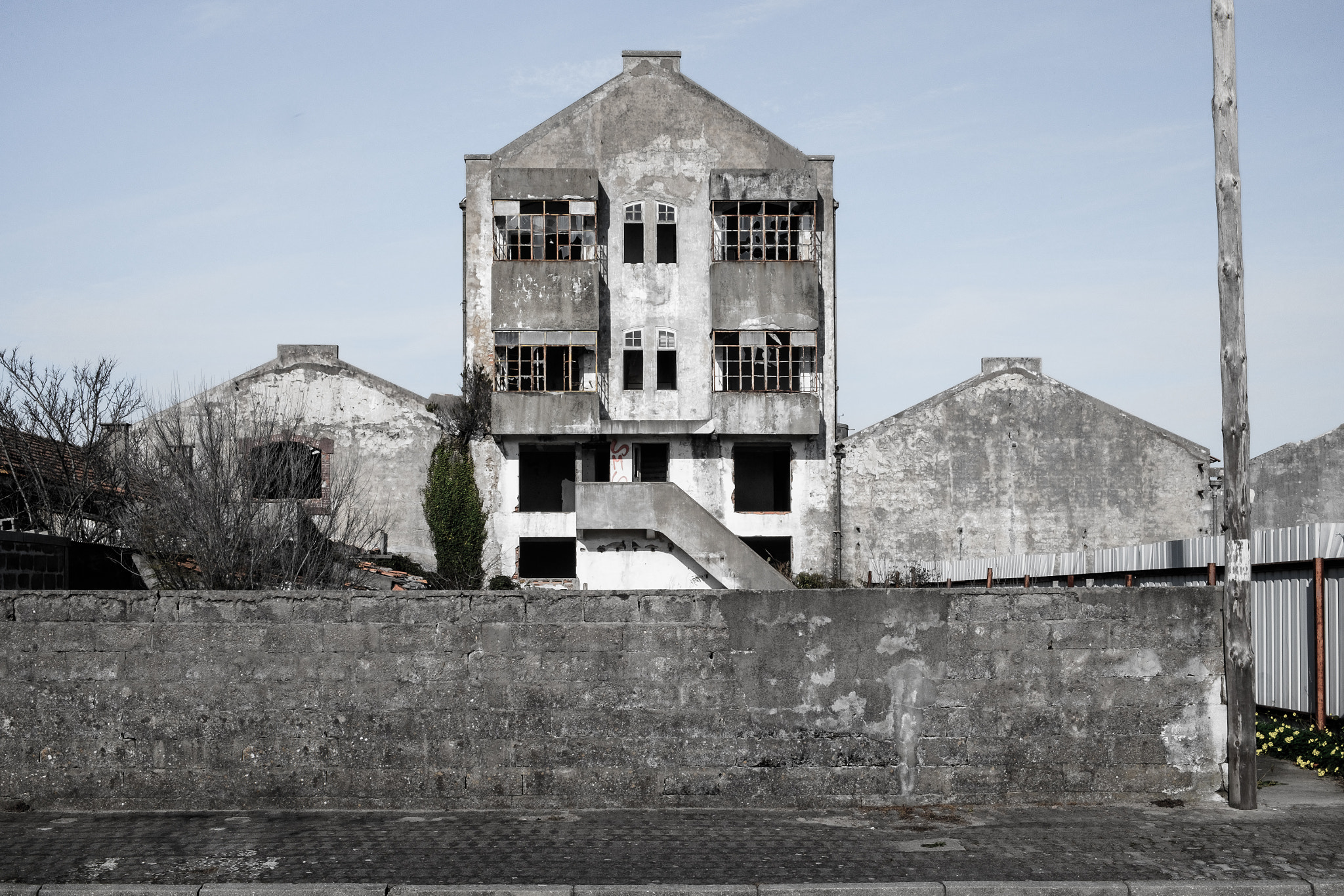 Abandoned shipyard