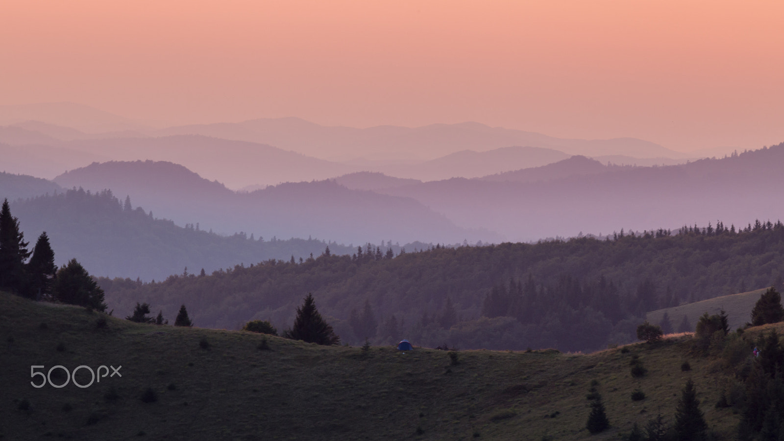 Canon EOS 6D sample photo. Sunset in the carpathians beskidy, ukraine photography