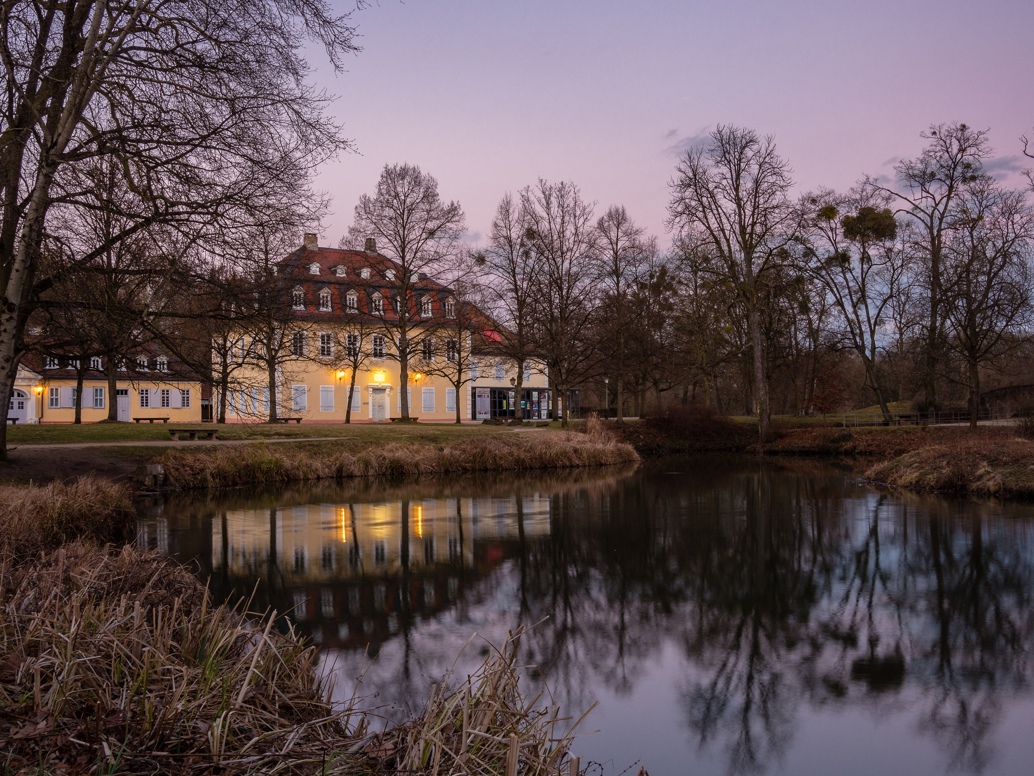 Panasonic Lumix DMC-GX8 + LUMIX G 20/F1.7 II sample photo. Comoedienhaus wilhelmsbad photography