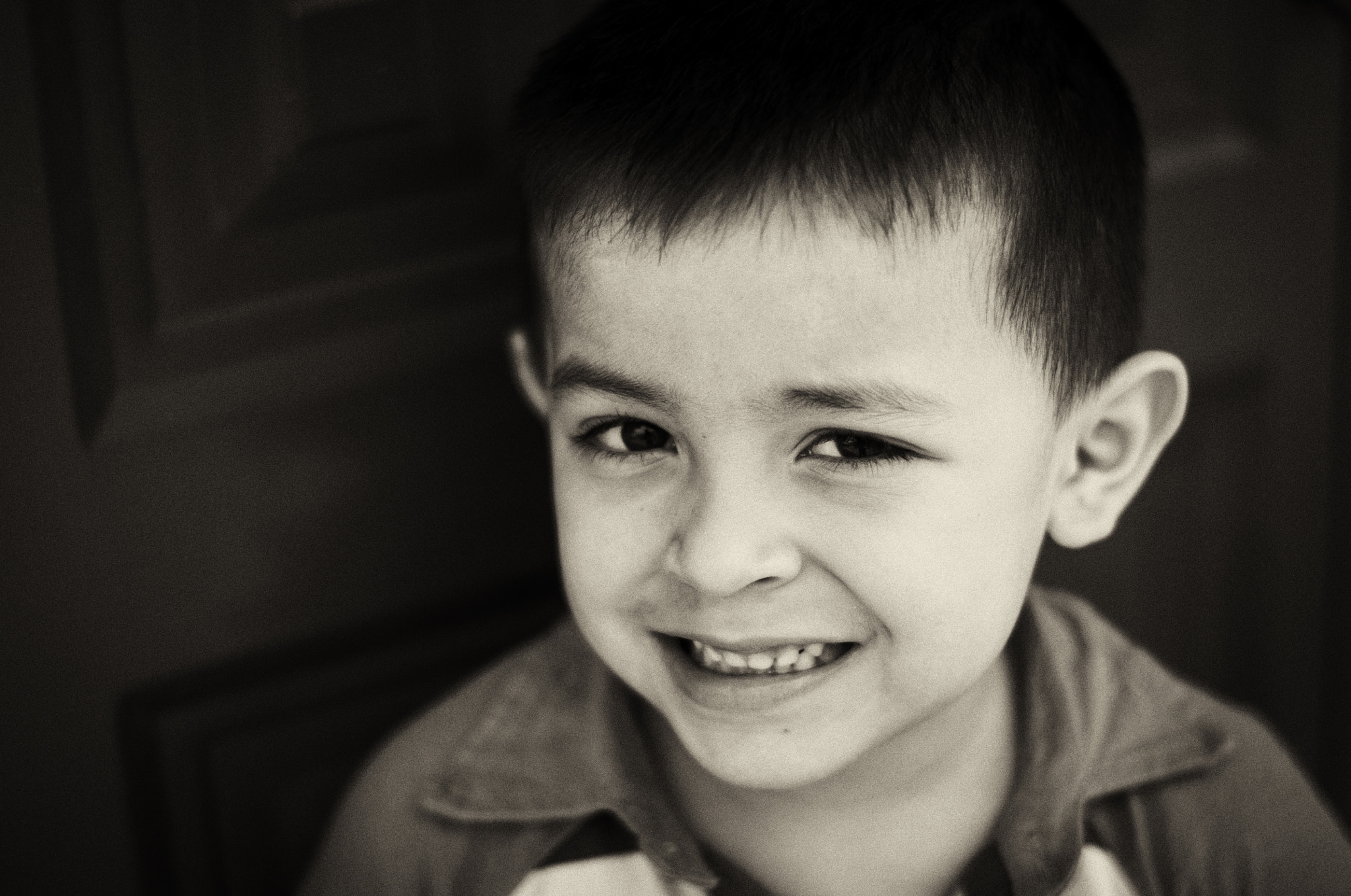 Nikon D90 + Nikon AF-S Nikkor 50mm F1.4G sample photo. La sonrisa de mi chinito. photography