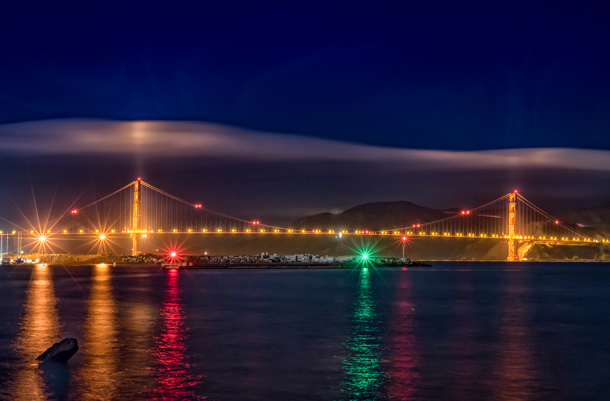 Nikon AF Micro-Nikkor 60mm F2.8D sample photo. Golden gate bridge photography