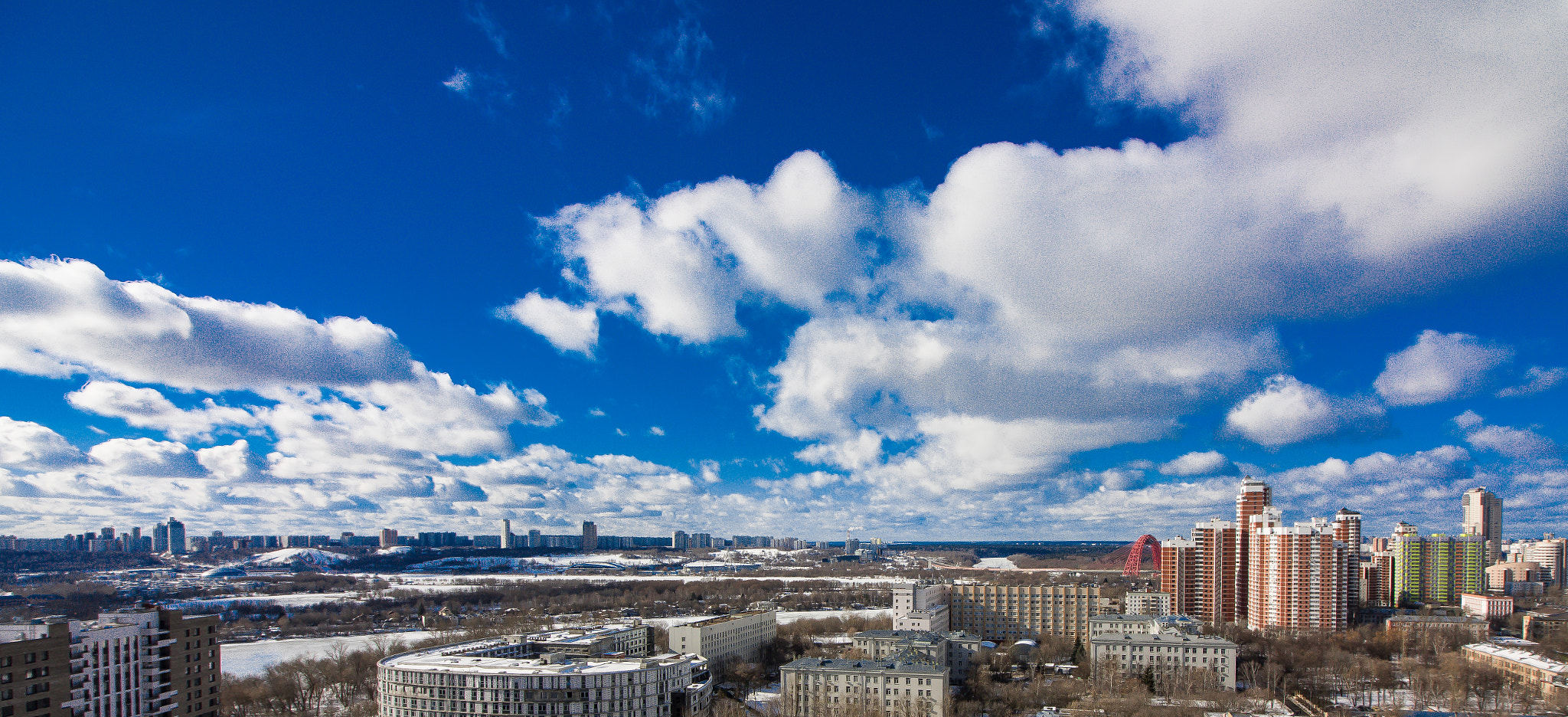 Canon EOS 750D (EOS Rebel T6i / EOS Kiss X8i) sample photo. Moscow panorama in hdr photography